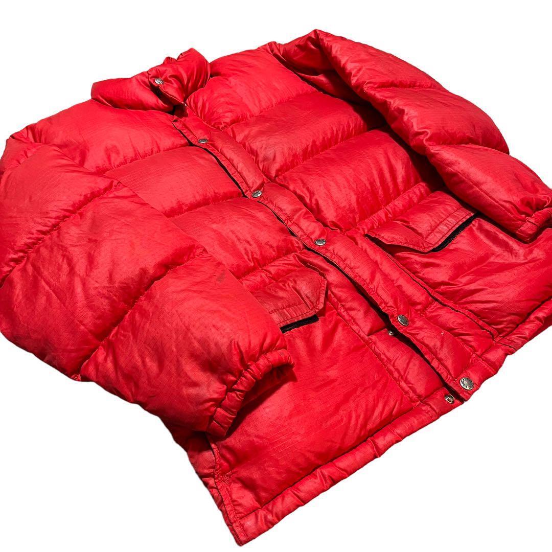 70s USA製 ノースフェイス 茶タグ ダウンジャケット シェラパーカー