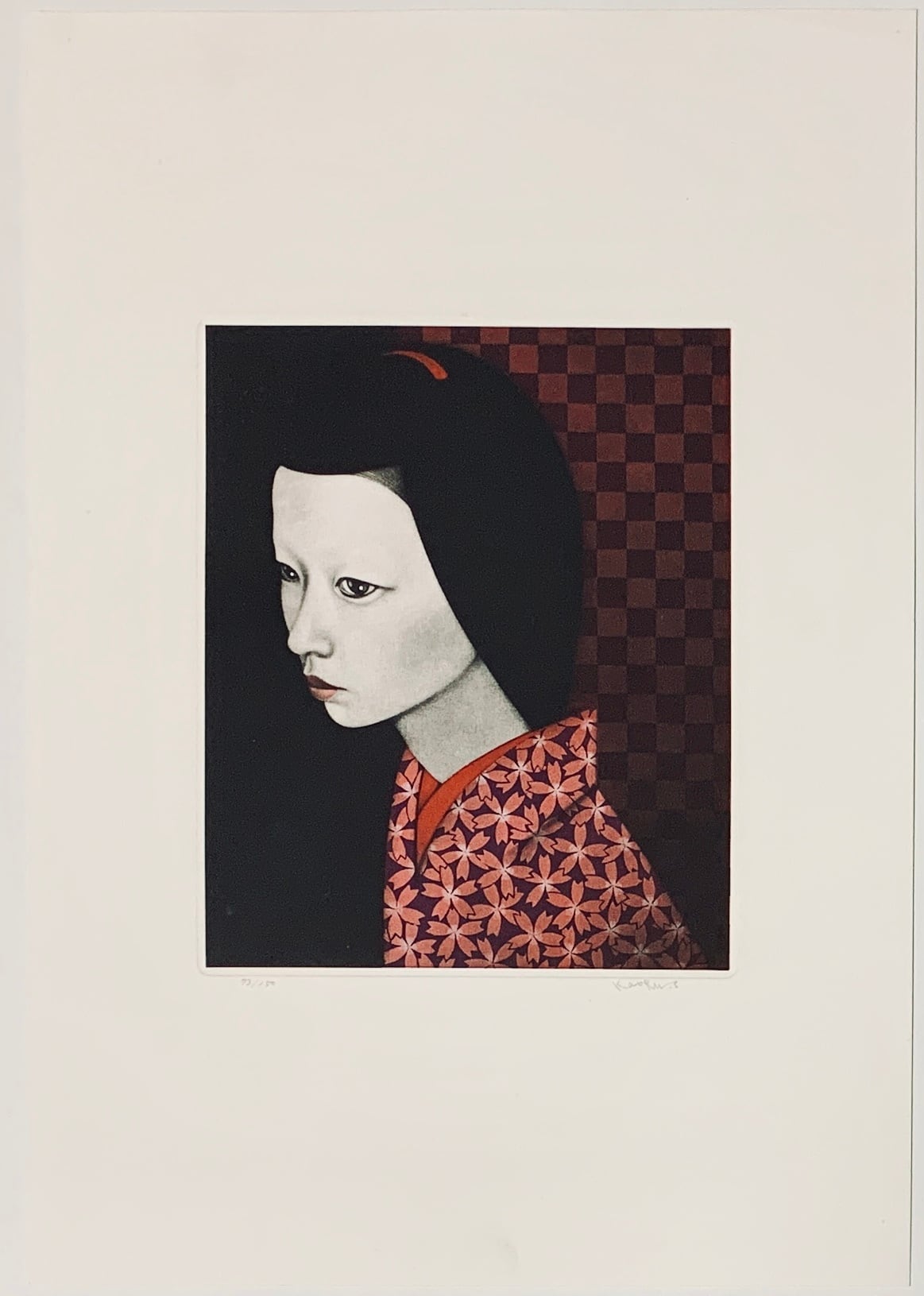 斎藤カオル銅版画作品集1968-1981 オリジナル新作メゾチント2種入特装