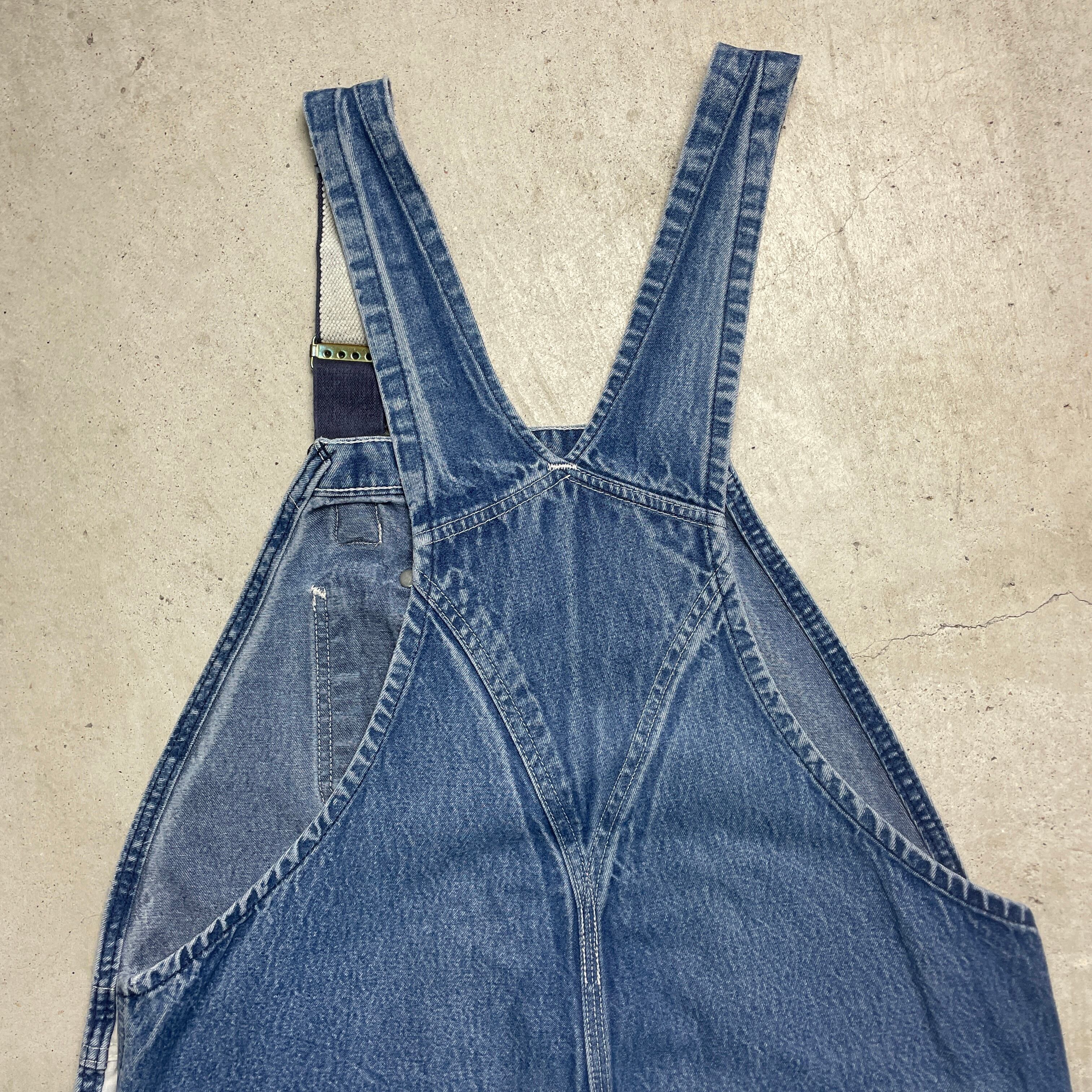 90年代 Carhartt カーハート デニム オーバーオール メンズW38相当