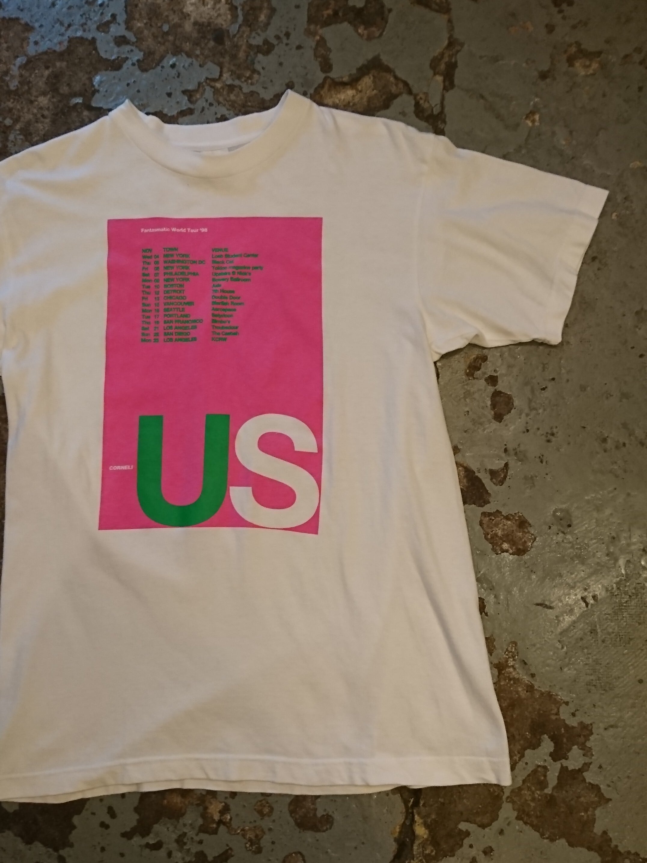90s CORNELIUS Fantasmatic World Tour TEE | BOW & ARROW WEB STORE