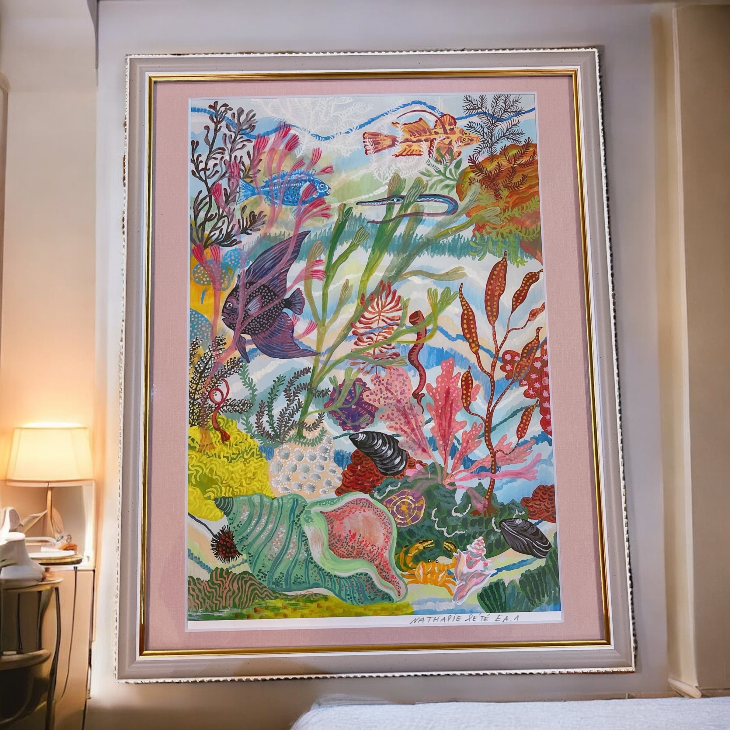 超希少】 Rie Cramer リトグラフ印刷 絵本 ボタニカル柄 インテリア 超