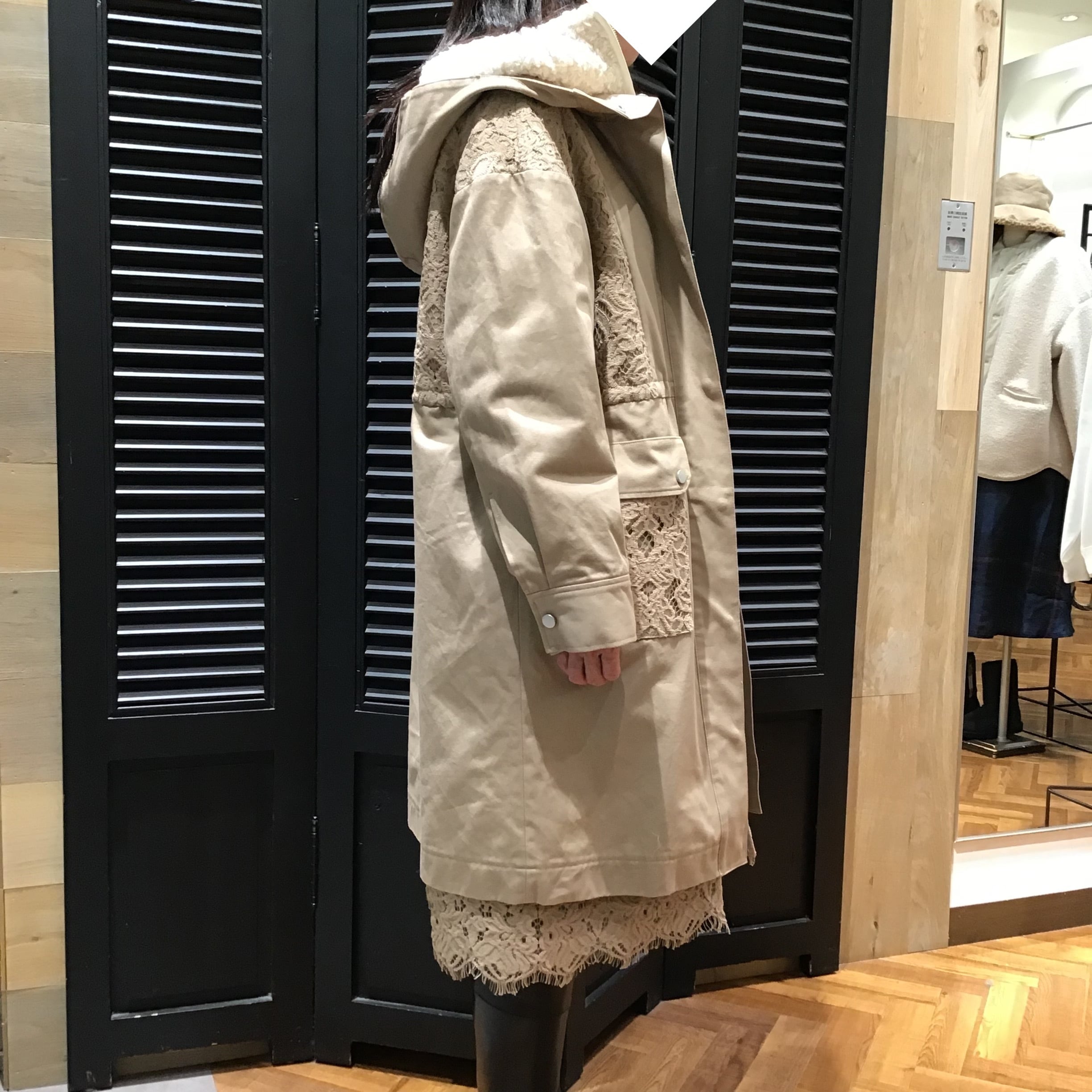 ライナー付レースモッズコート 0120469010 | FORME Base STORE