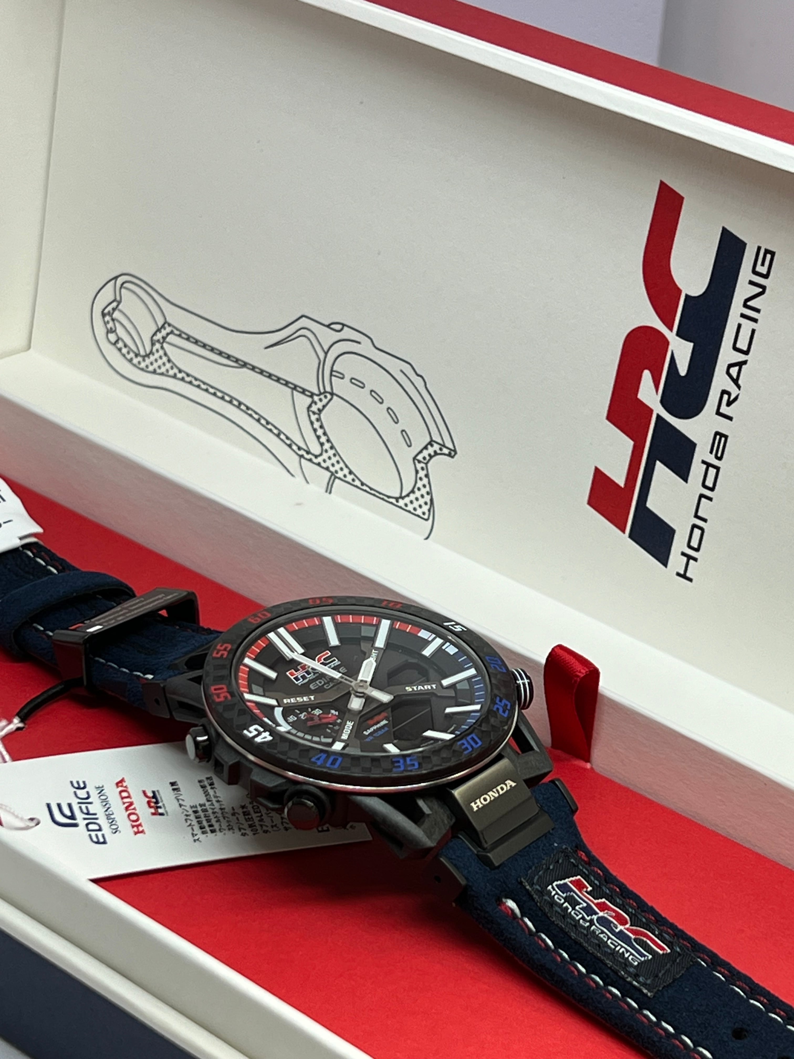 CASIO EDIFICE ECB-2000HR-1AJR Honda Racing Collaboration Model