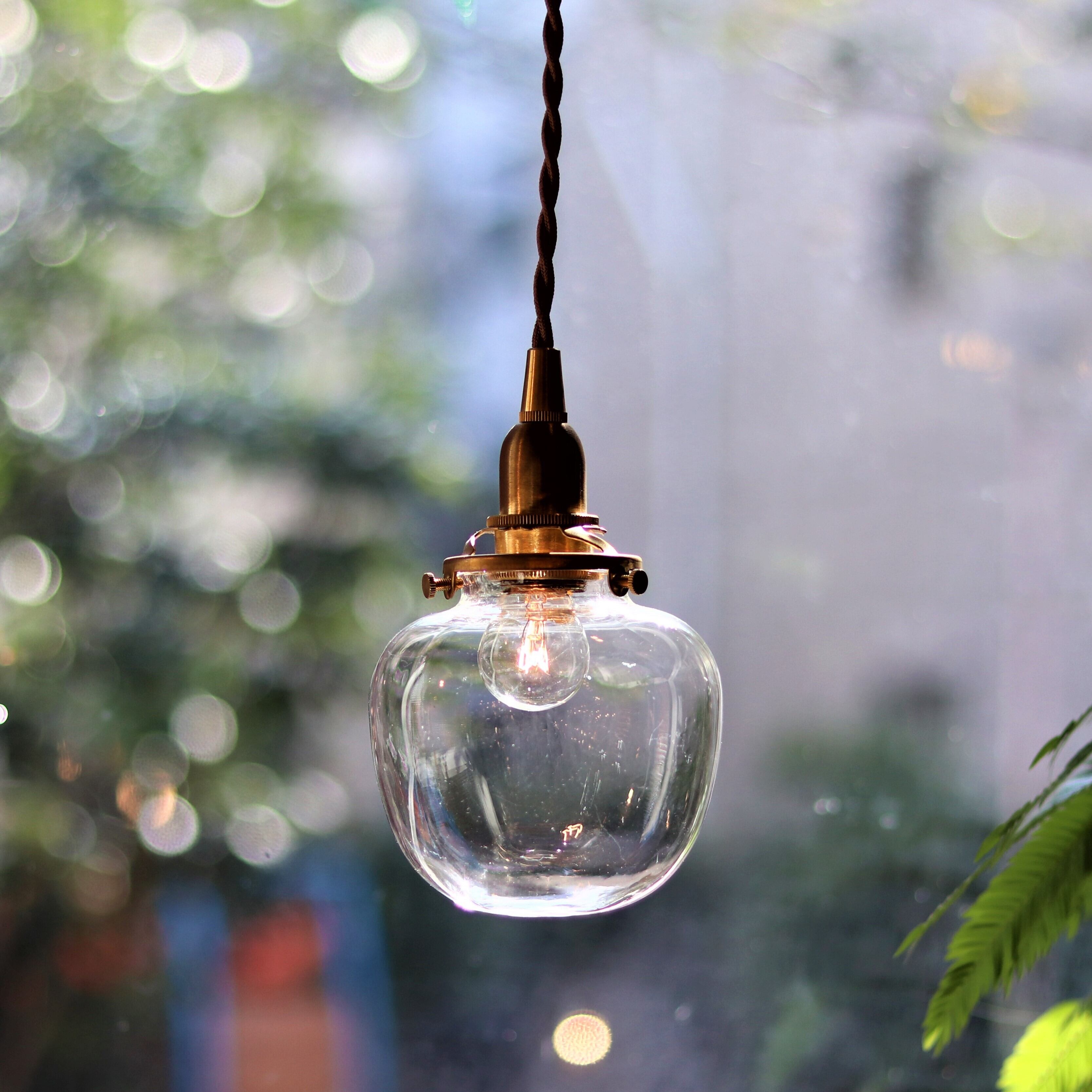 照明】ガラスシェード ポムクリア【2134】 | ジーフラットインテリア