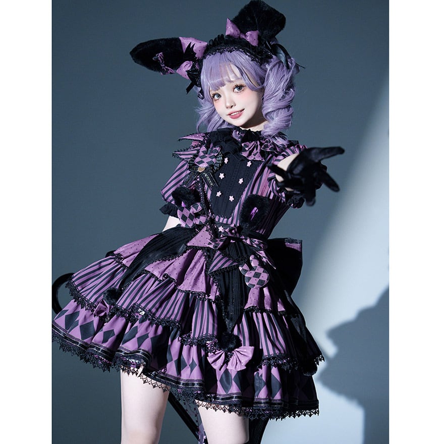 SEASONZ princess 半袖ワンピース 姫 ドレス フリル 5点セット 夢