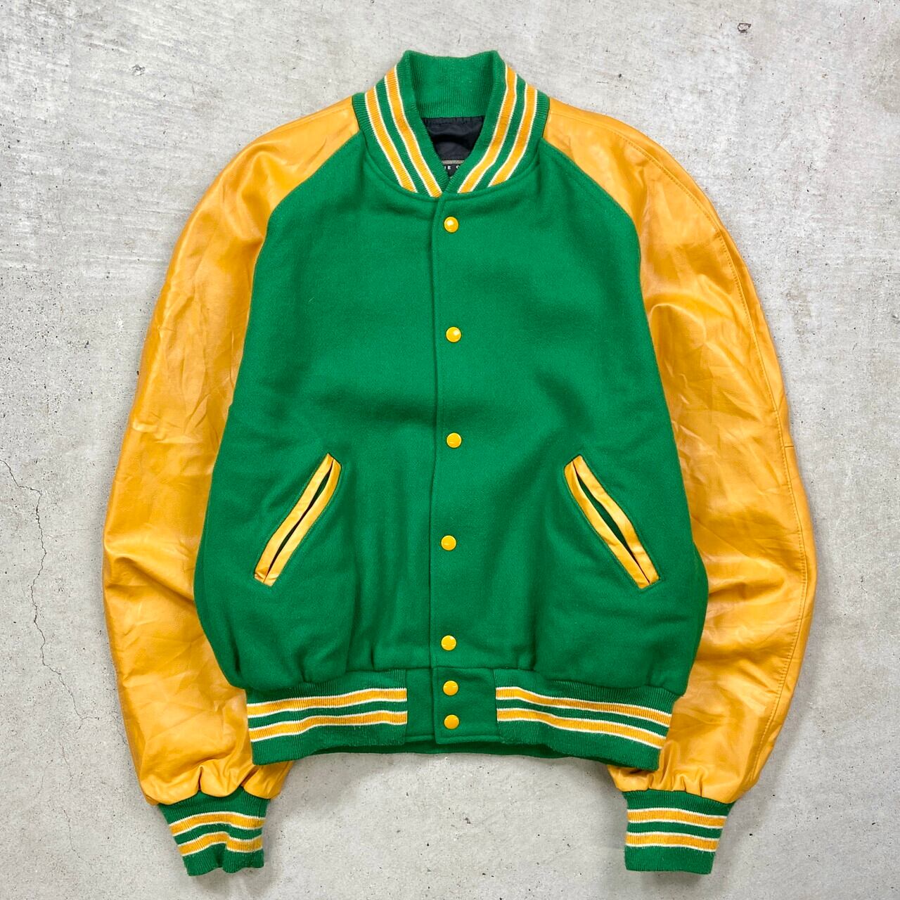 90年代 HOLLOWAY ウールスタジャン メンズXL 古着 90s スタジアム