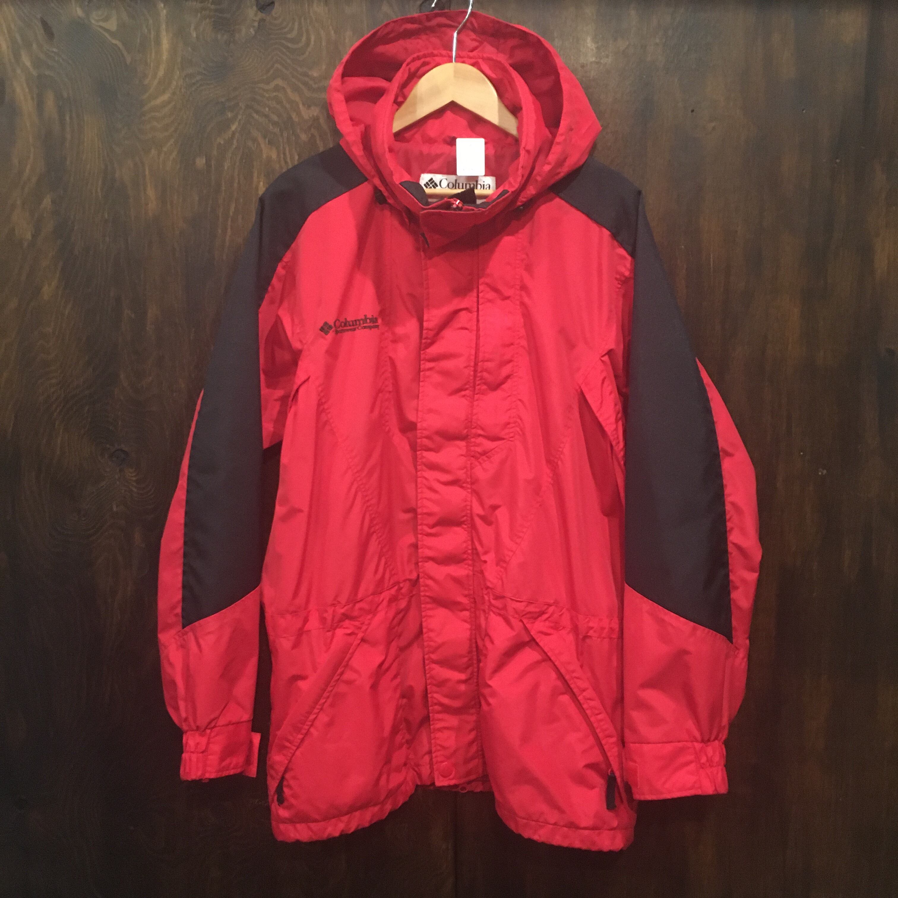 Columbia コロンビア マウンテンパーカー ジャケット 赤 Lサイズ