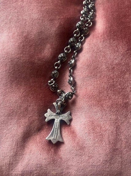 CHROME HEARTS クロムハーツ CHクロスペンダントスモール with クロス