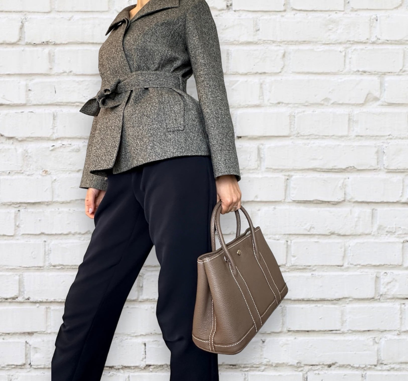 ワケアリ　本革　ノーブランド　エトープ　レディース　ハンドバック VitaFelice（ヴィータフェリーチェ） トートバッグ レディース 横長 本