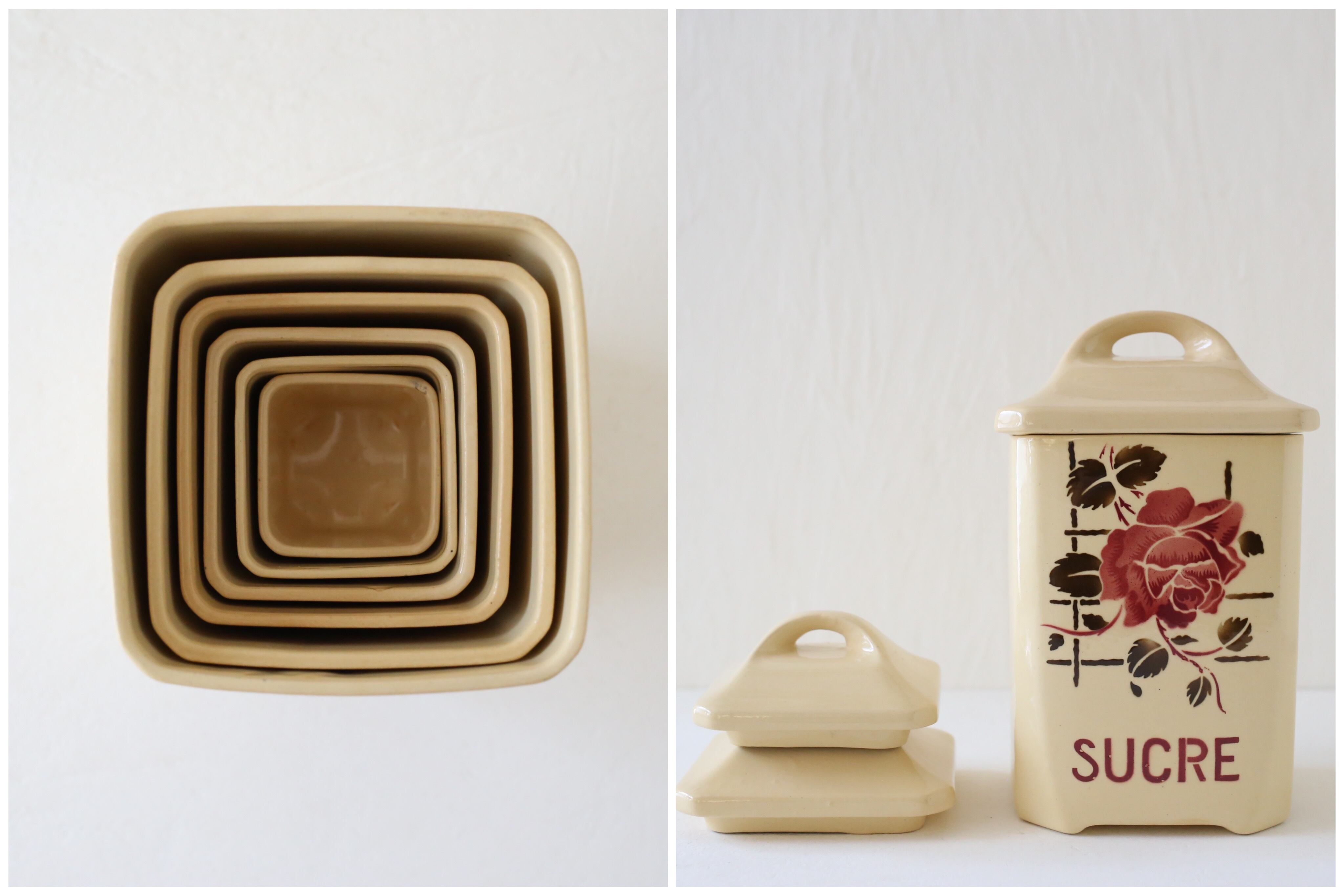 フランス ローズ バドンヴィレー Badonviller キャニスター6セット