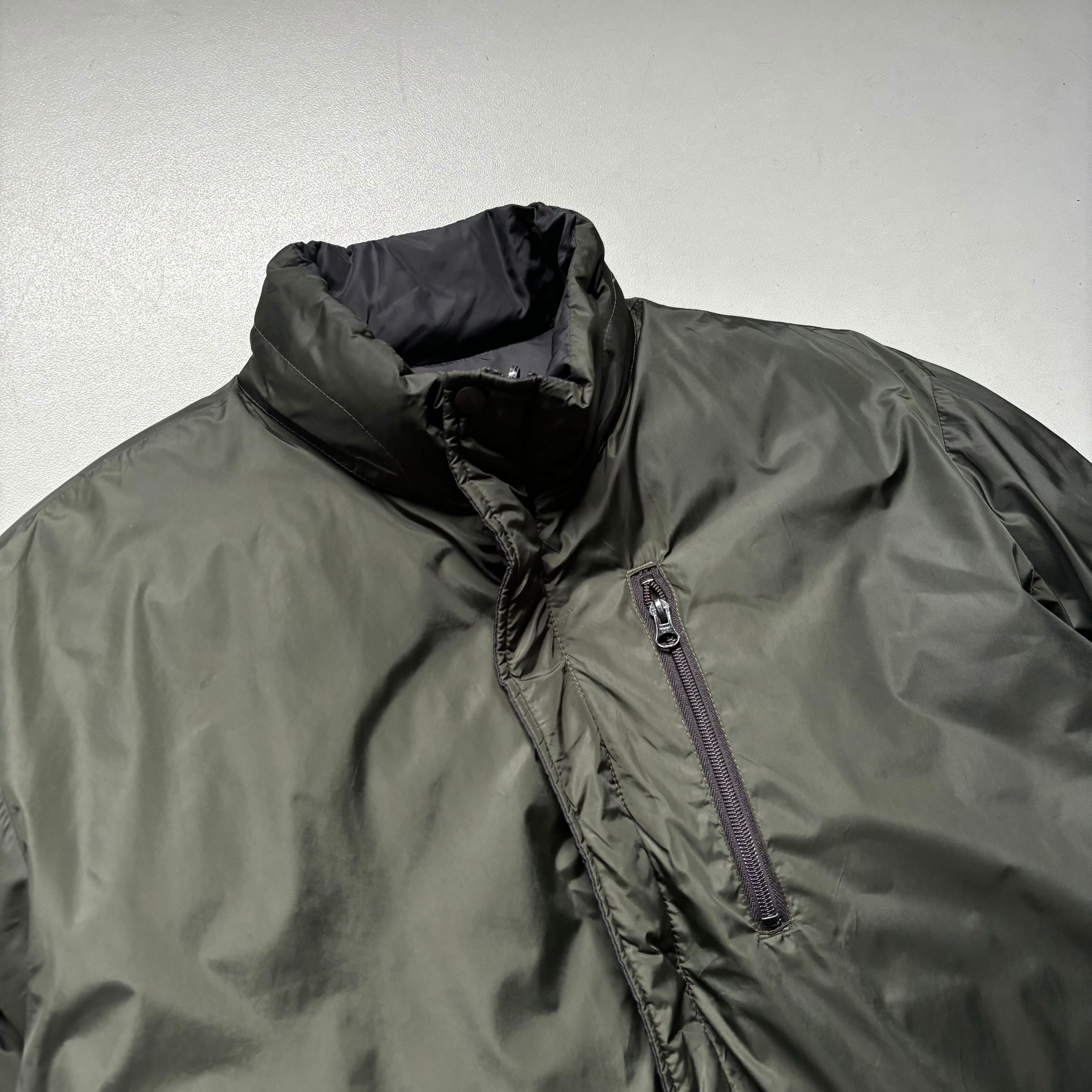LANDS' END reversible down jacket “size L” ランズエンド