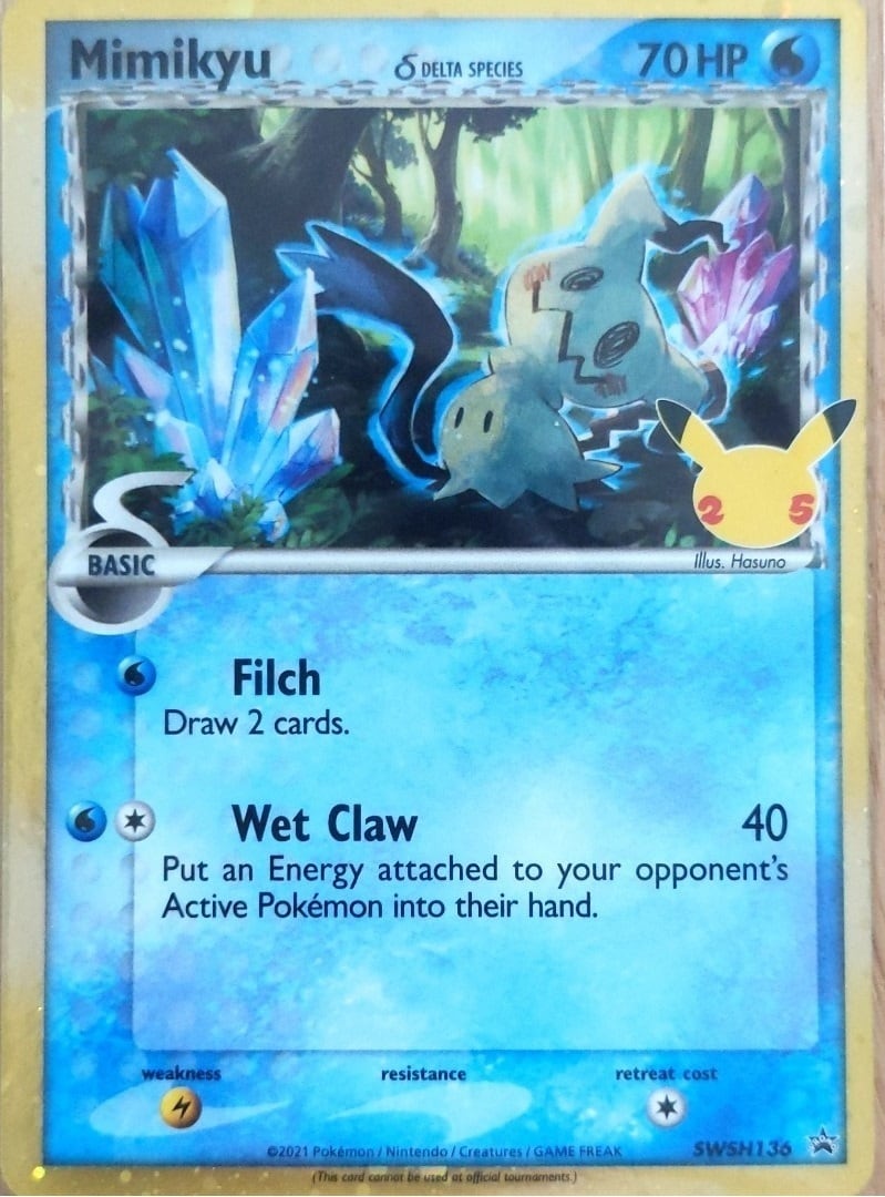 ミミッキュ デルタ種 / Mimikyu Delta Species - SWSH136 プロモ ホロ