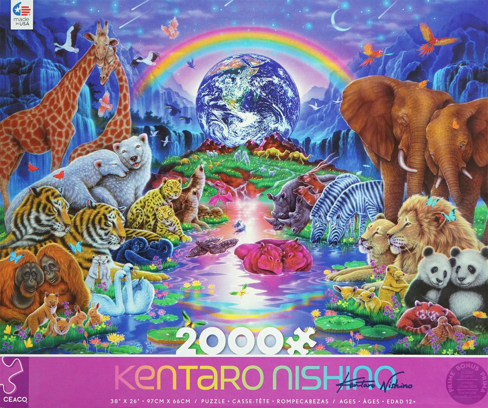 米国製ジグソーパズル「地球の家族」2000ピース | 西野健太郎アート