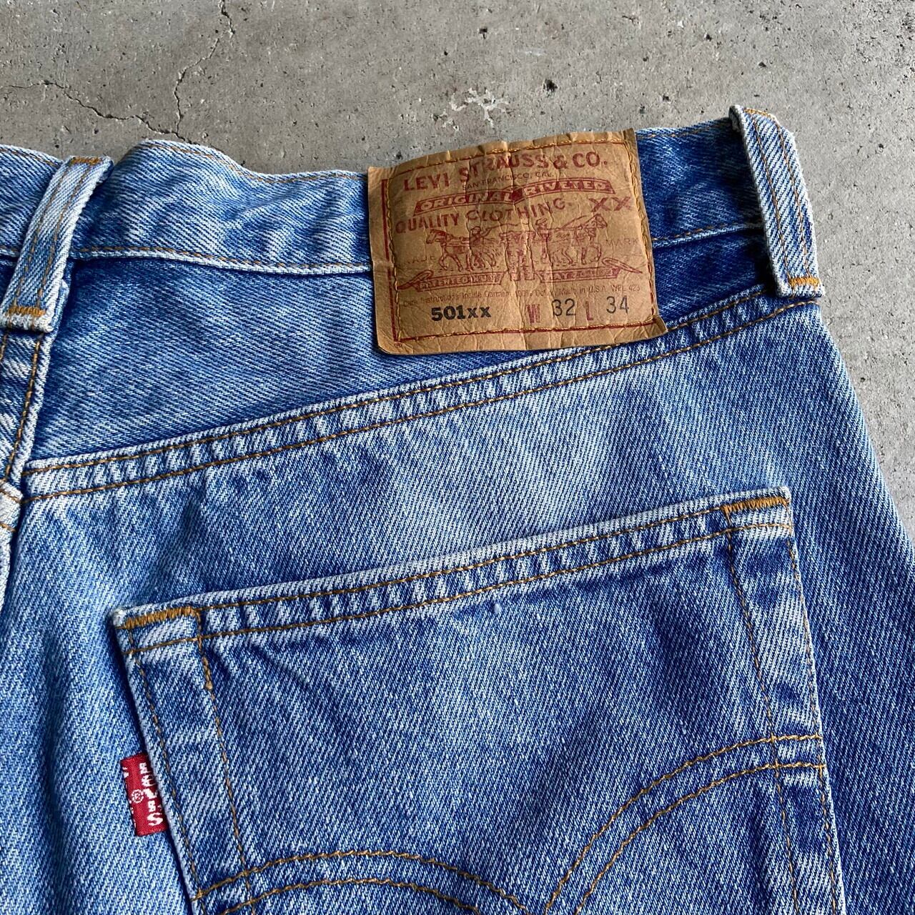90年代 USA製 Levi's リーバイス 501xx ストレート デニムパンツ