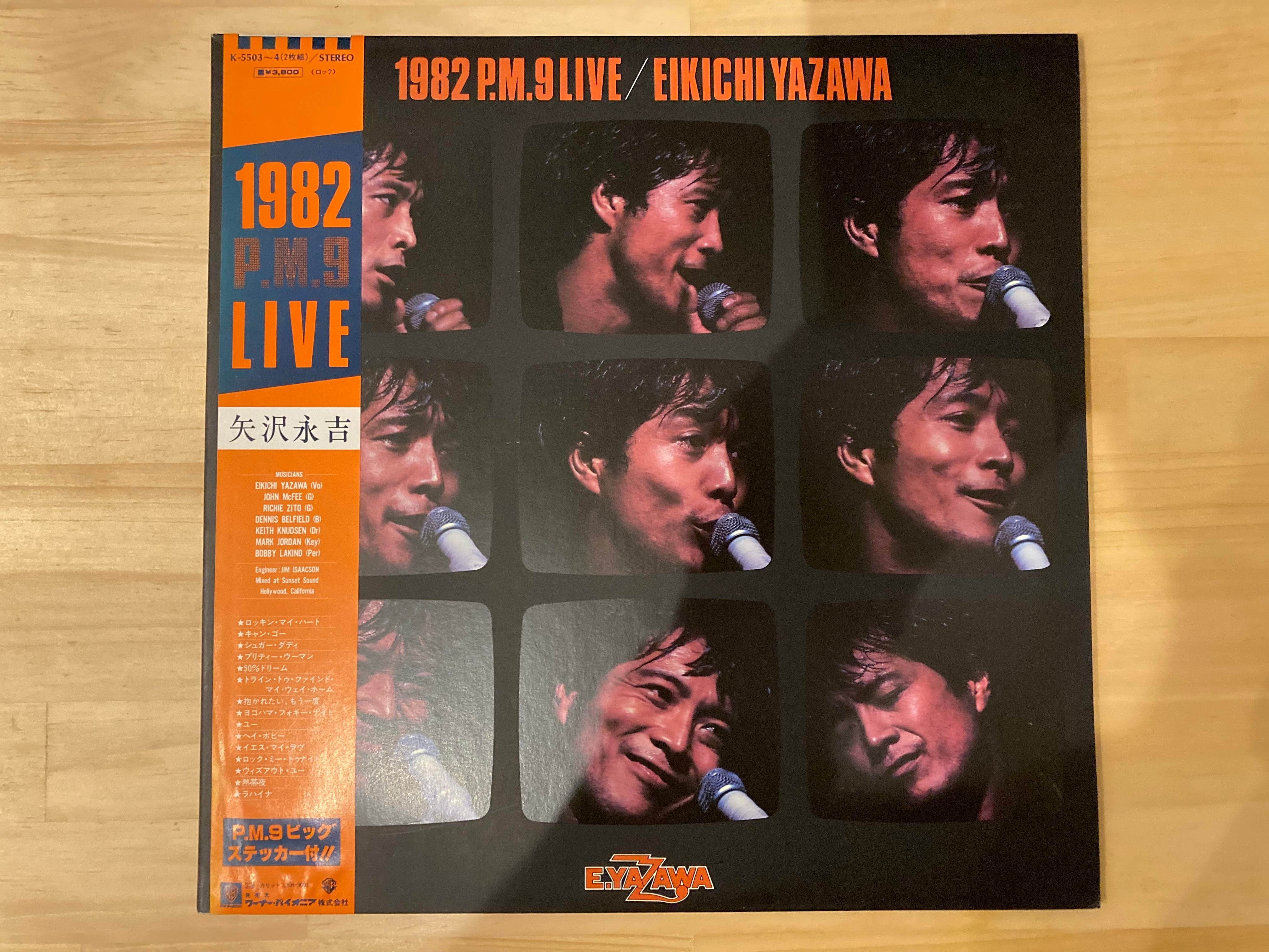 矢沢永吉 / 1982 PM9 LIVE | sixteen records (シックスティーンレコード)