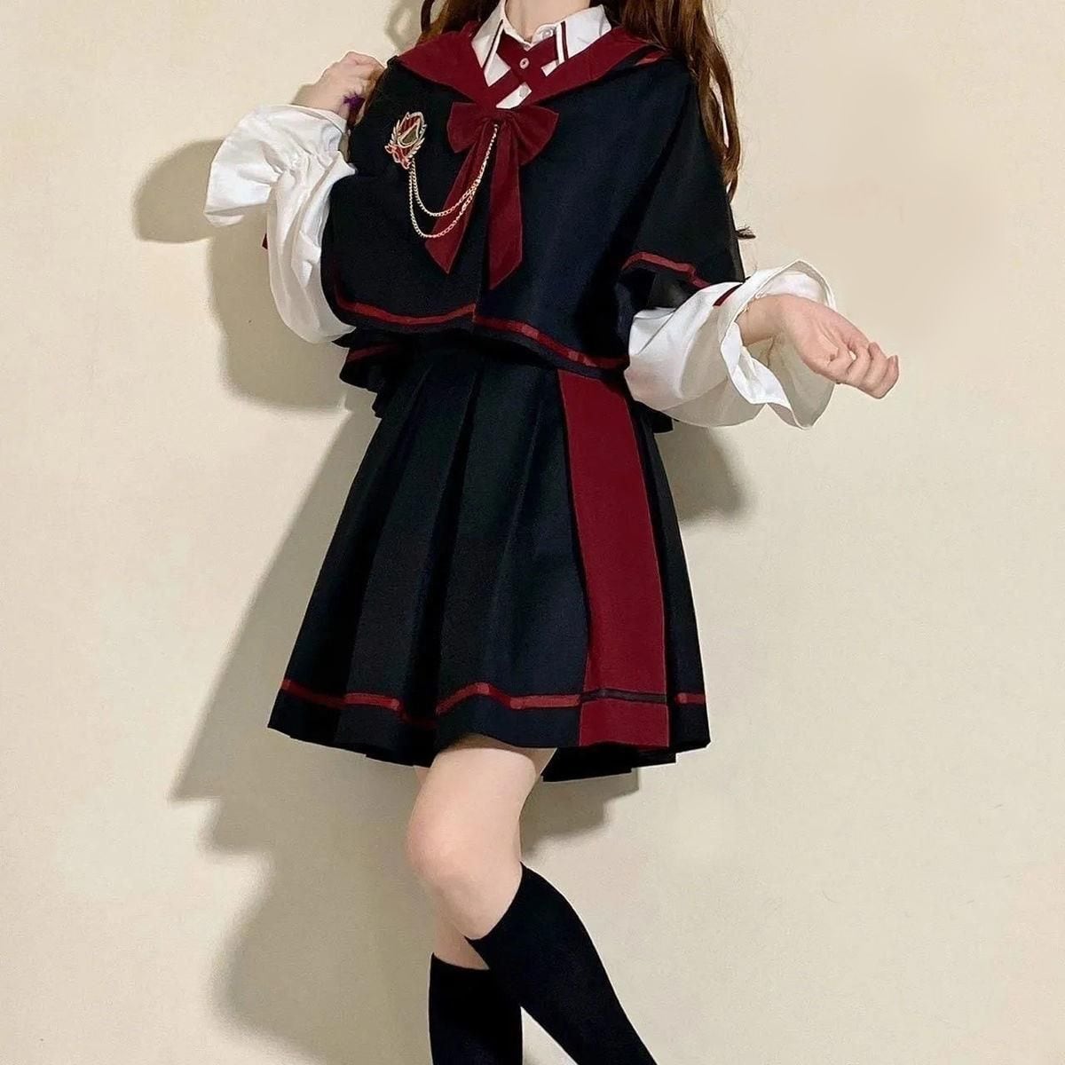 魔法学園ケープ付きセットアップ | Maiden's Rêve
