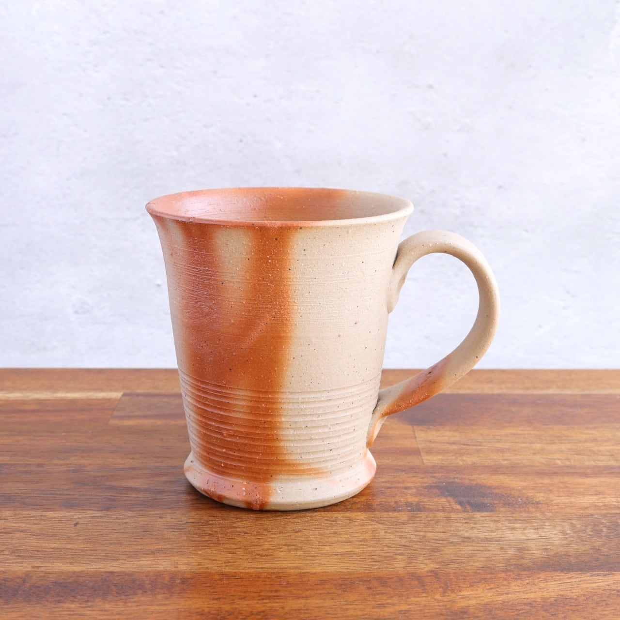 備前焼 マグカップ（広口）【緋襷 / ヒダスキ】 | 備前焼 焼きもん屋