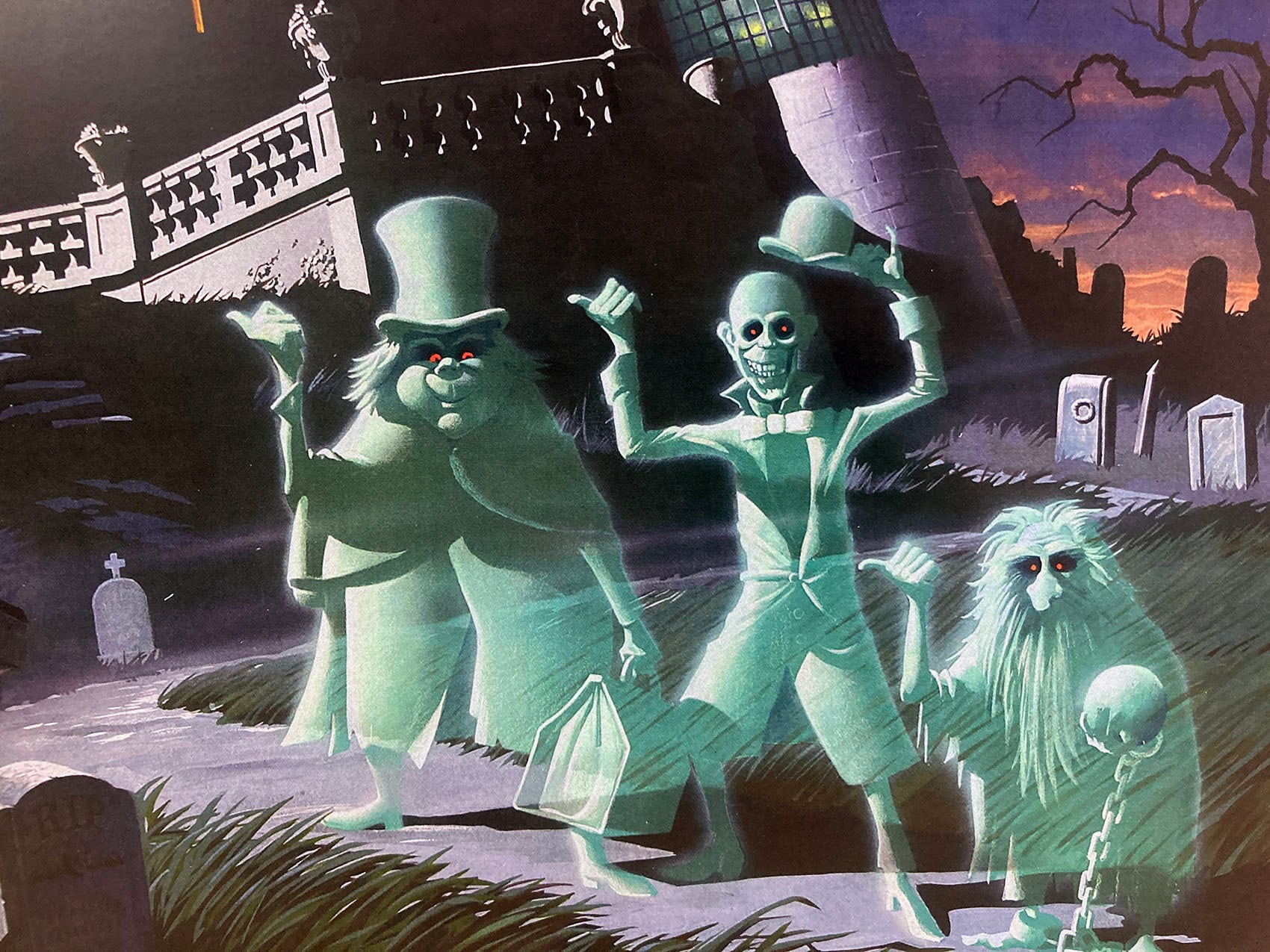 ディズニー テーマパーク ポスター「ホーンテッドマンション（東京