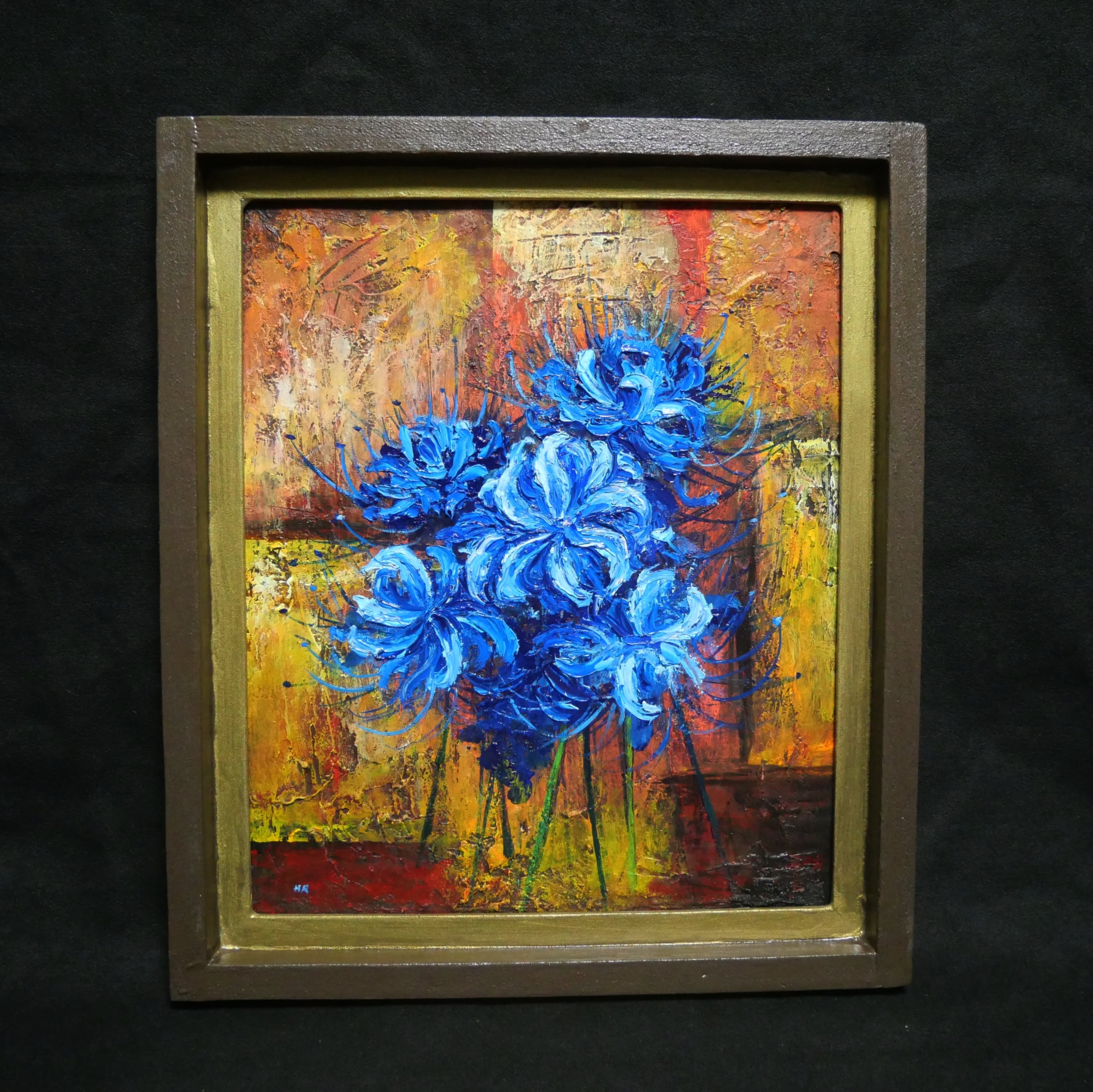 油絵 彼岸花の思い出 油絵 彼岸花の思い出 油絵 彼岸花の思い出