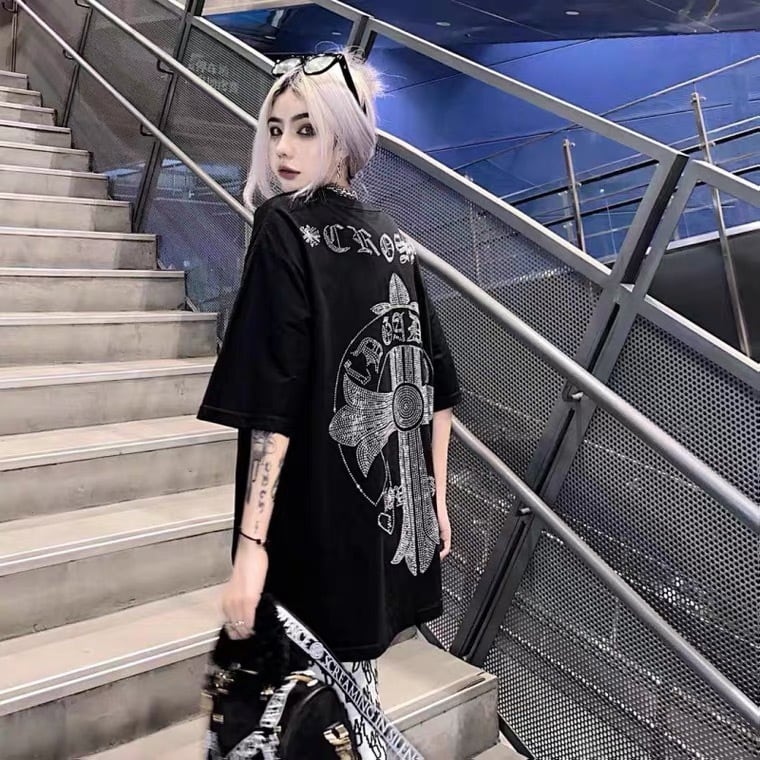 クロムハーツ系半袖Tシャツ | ◉⚪︎Tiara⚪︎◉