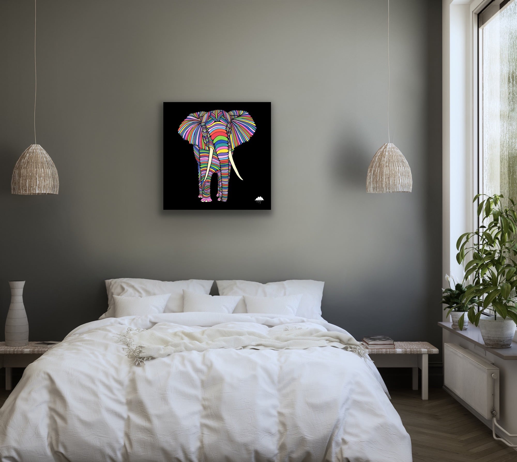 ECONECOさん キャンバスアート秘密ひみつの部屋 【公式通販】