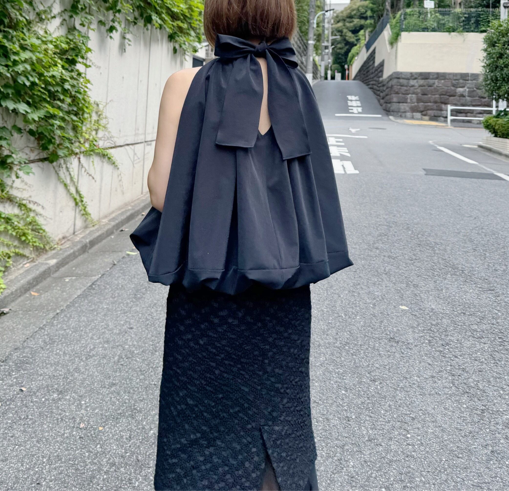 Cygne バルーントップス Pauline ブラック