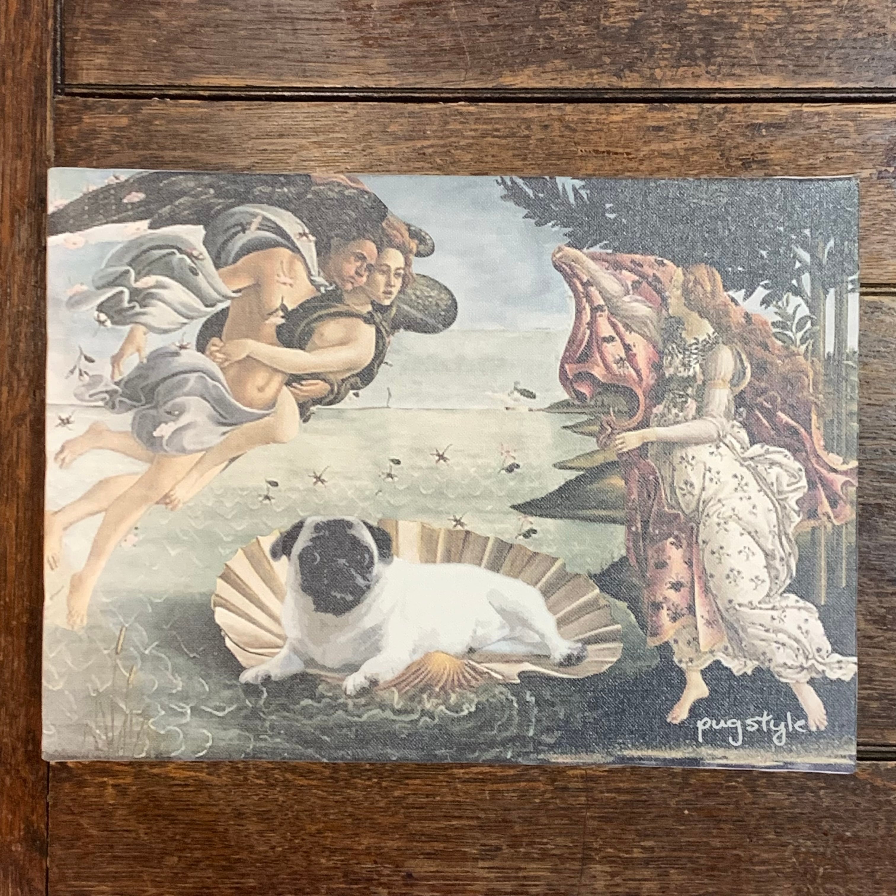 パグの誕生】パグ名画アートキャンバス | PUG STYLE