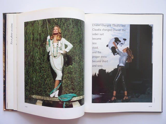 CHANEL カタログ 1993年 シャネル クラウディアシファー レトロ CHANEL