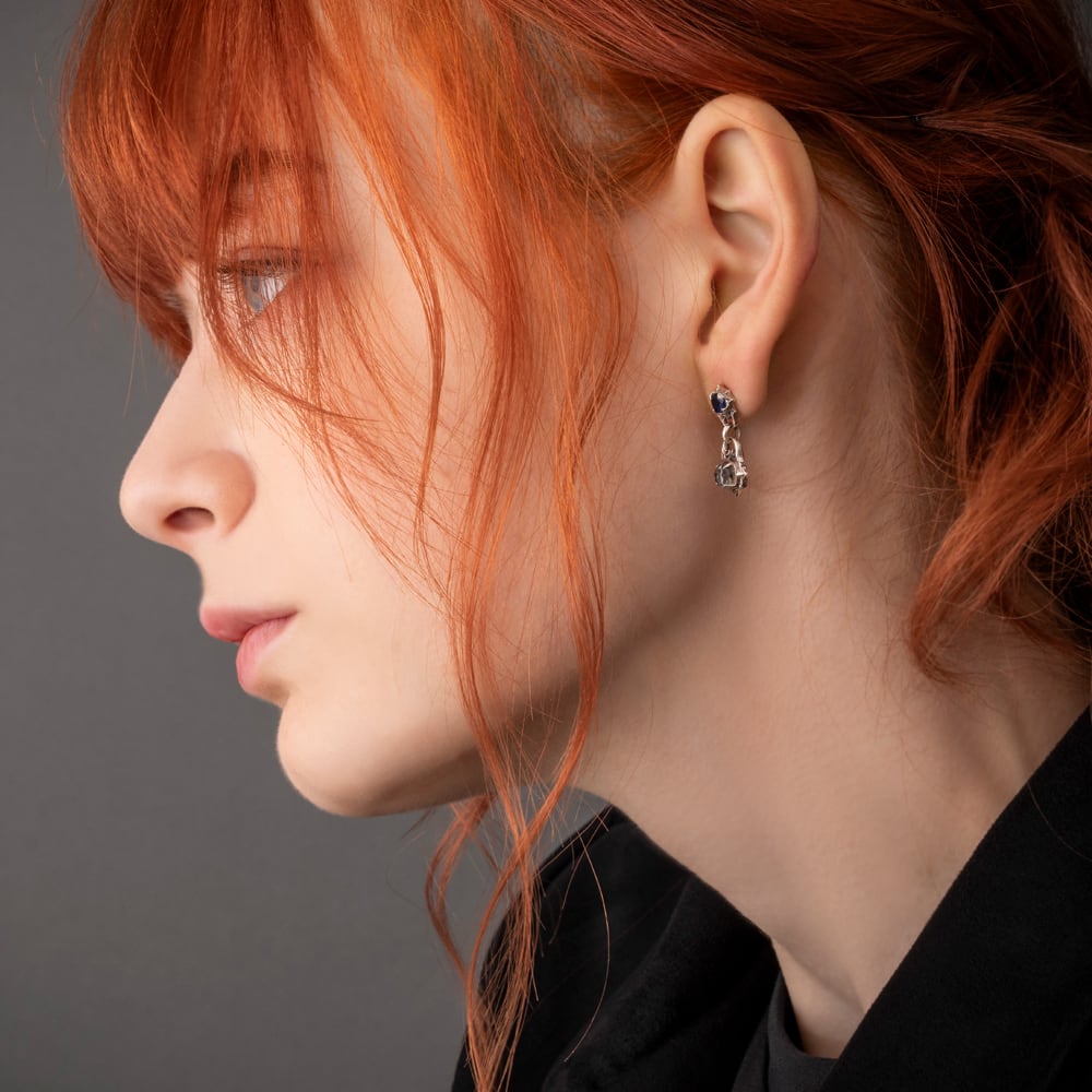 Soireeoのピアスになります。 SoireeO ソワレオーピアスメタリックO