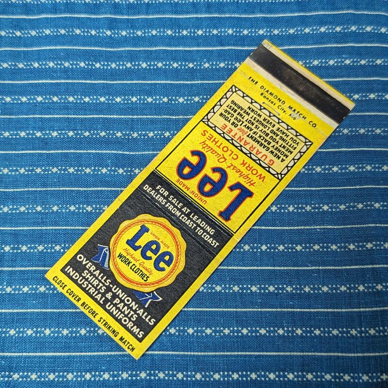 40s～ Lee WORK CLOTHES Match Book | Wonder Wear ヴィンテージ古着