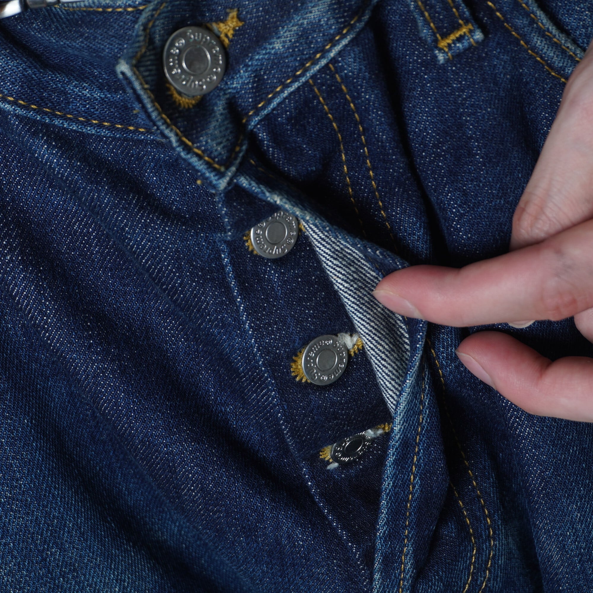 Supreme】シュプリーム 00's vintage ボタンフライデニム ※サイズタグ