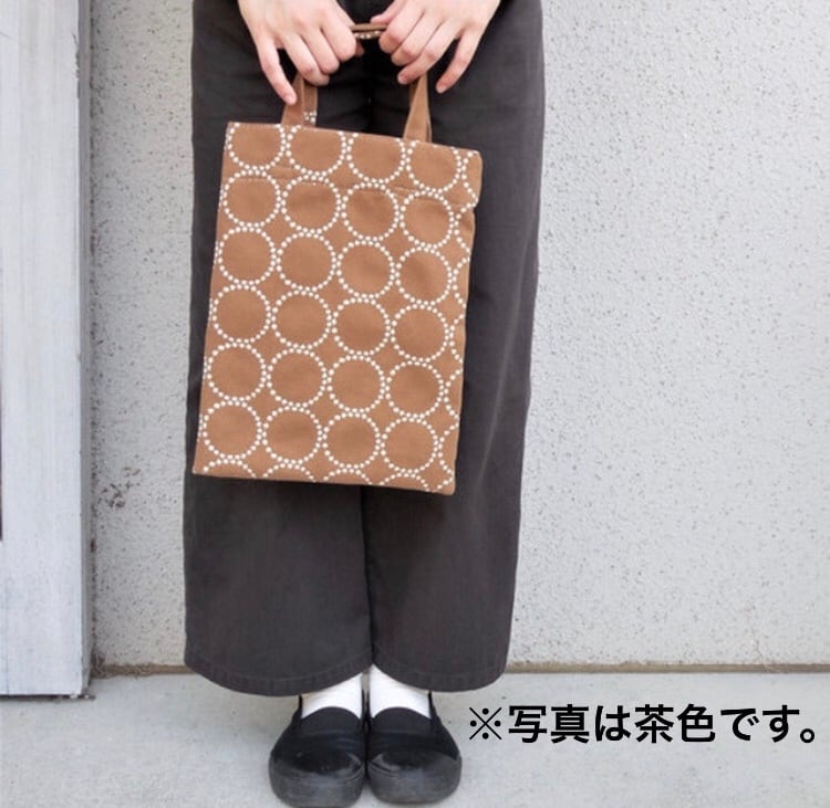 トートバッグキット】ミナペルホネン（タンバリン)ライトグリーン