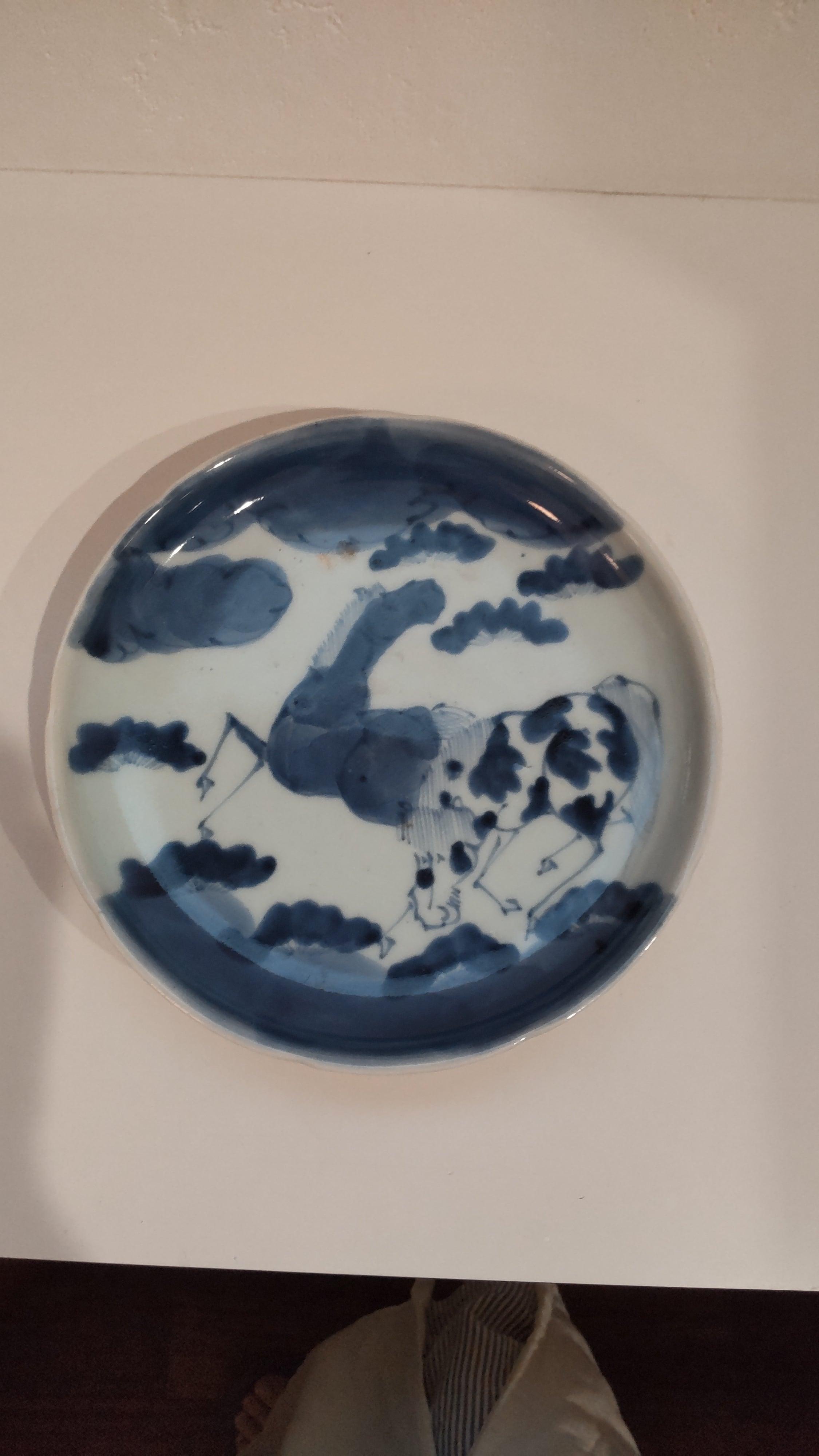 馬の図六寸皿古伊万里（江戸後期） | セゾン・ド・ジャポン