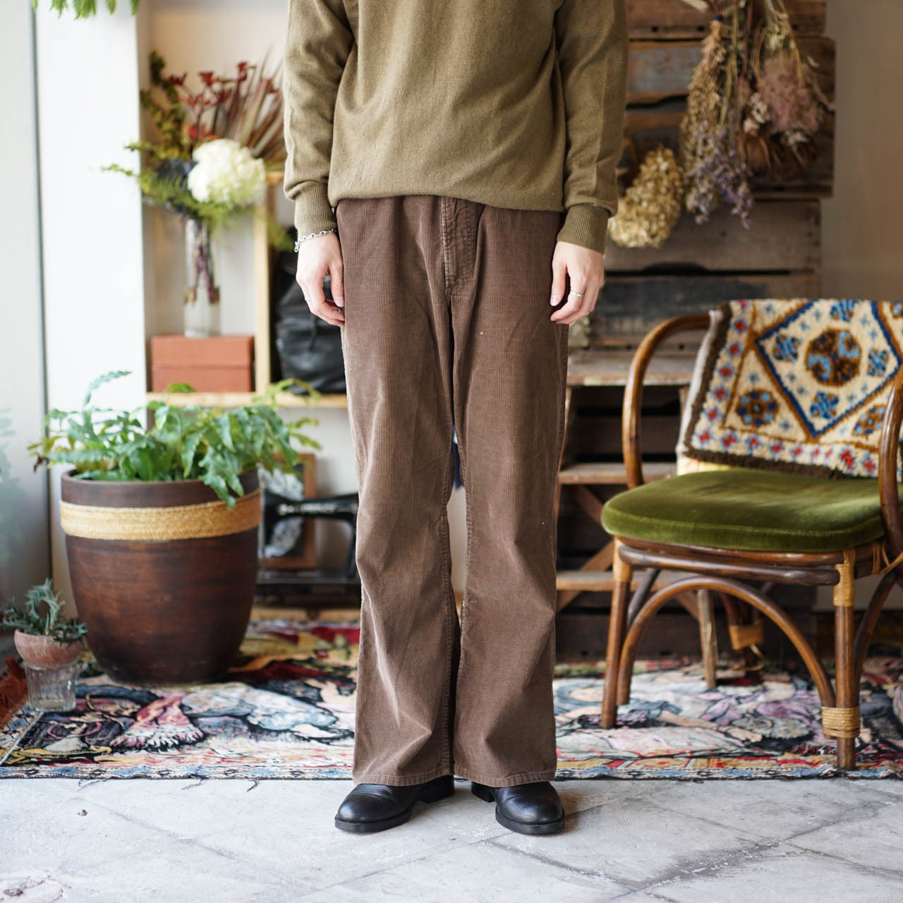 Levi's(リーバイス) 646コーデュロイ フレアパンツ(ブラウン) | GOODY