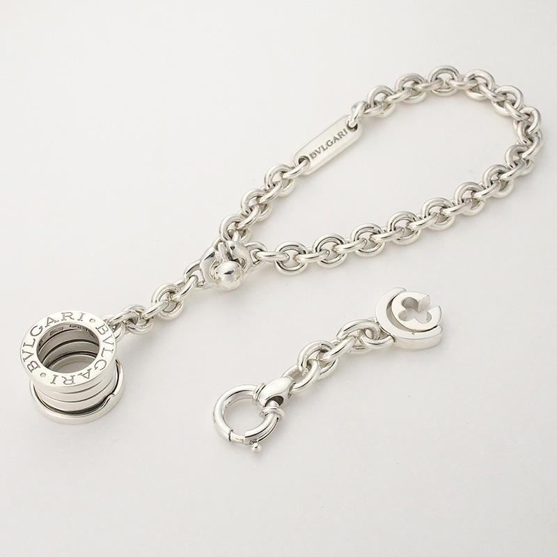 ブルガリ BVLGARI ビーゼロワン キーチェーン ブレスレット シルバー