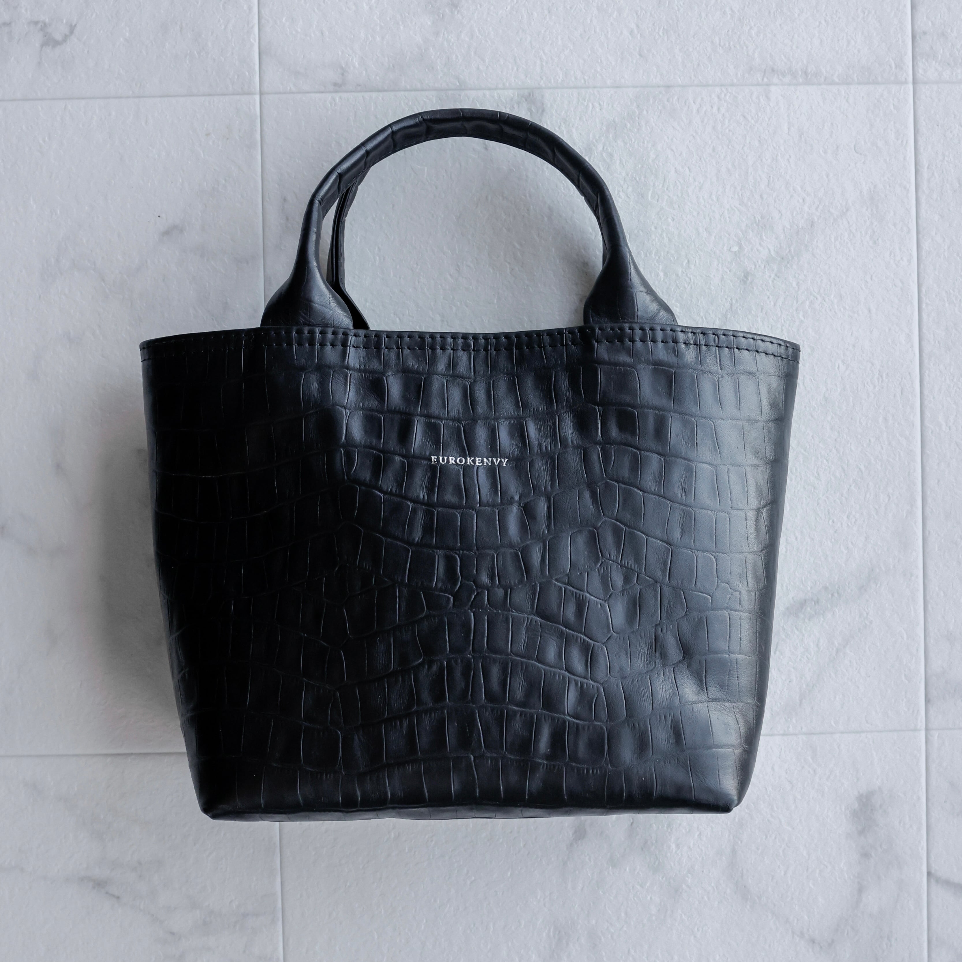 Croco Emboss Leather Totebag【EUROKENVY®︎ オリジナルレザー