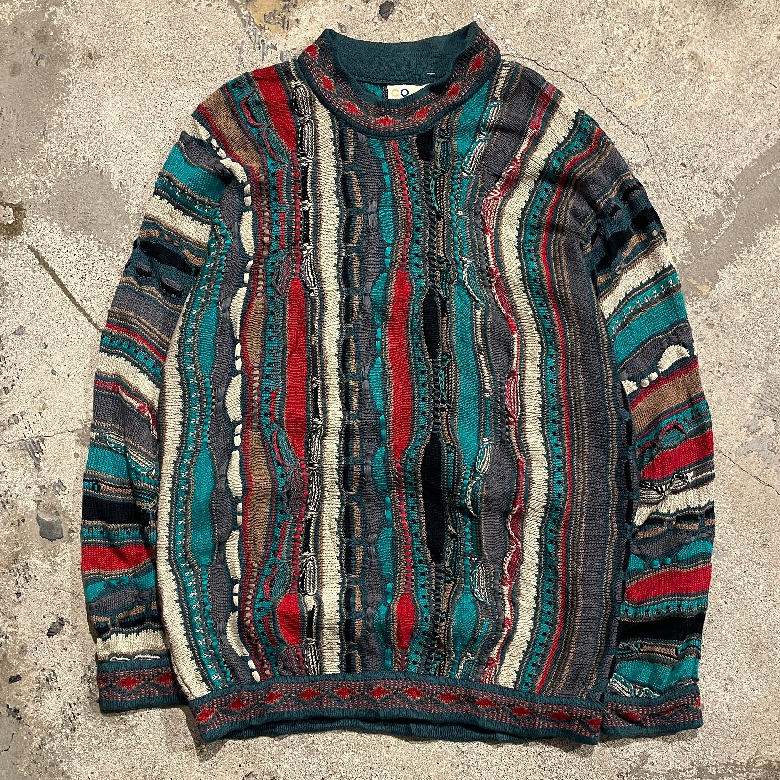 傑作special】90's~ COOGI 3D Knit Multi Pattern | 下北沢SPiKe＆SPiCe
