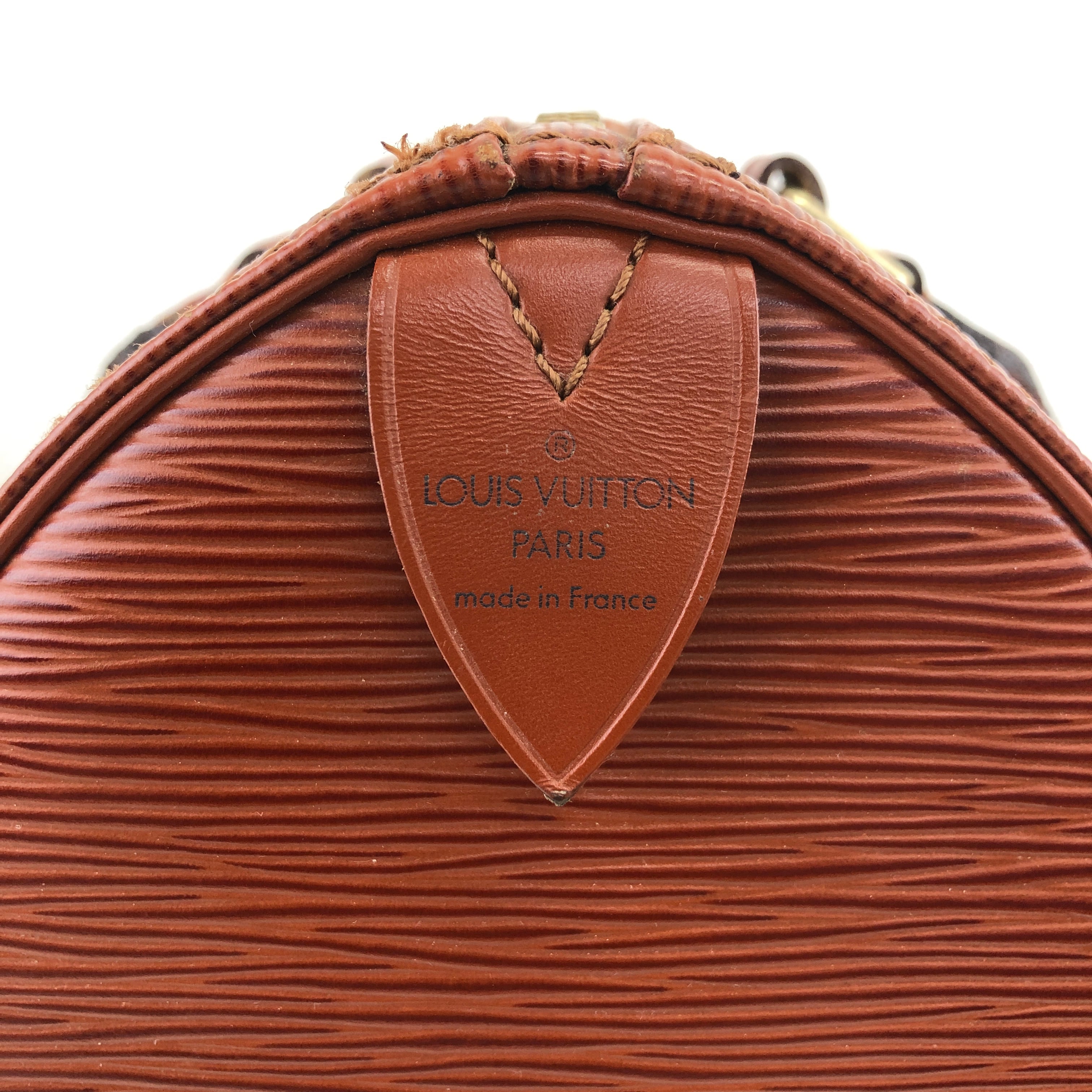 LOUIS VUITTON ルイヴィトン エピ ハンドバッグ ブラウン レザー