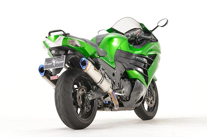 Ninja ZX-14R（'12～'20） リアルスペック ツイン スリップオン チタン