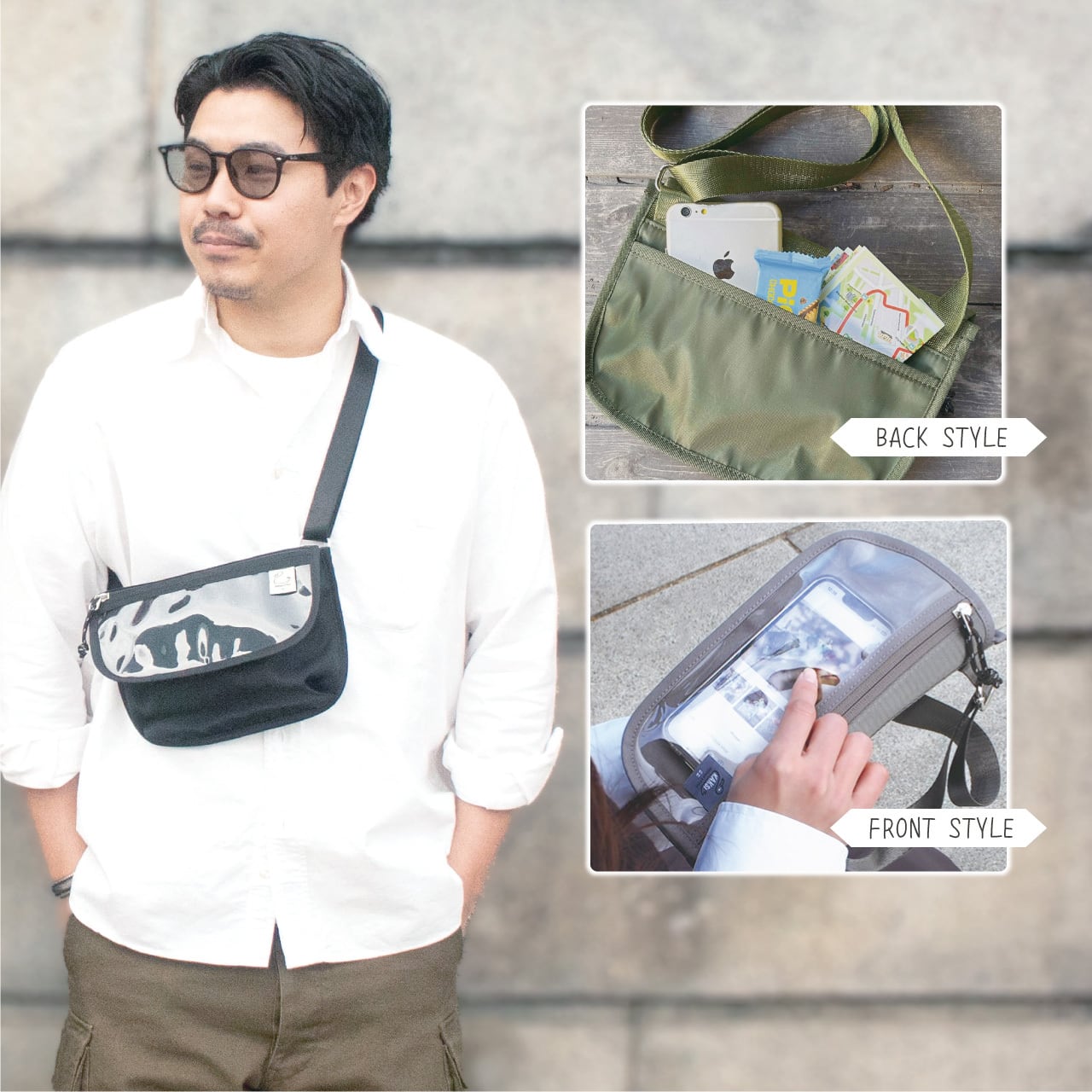 Naptime. マルチショルダーポーチ Nissy Naptime マルチショルダー