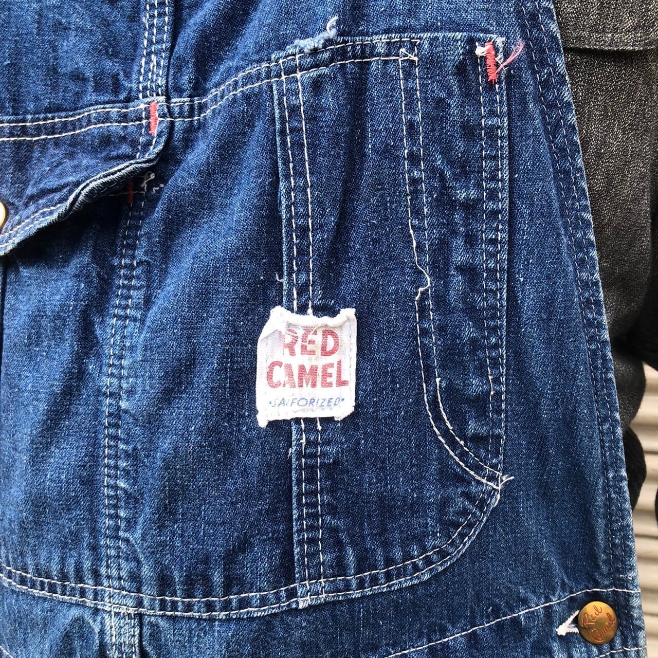 50s USA製 RED CAMEL ヴィンテージ デニム オーバーオール アメリカ