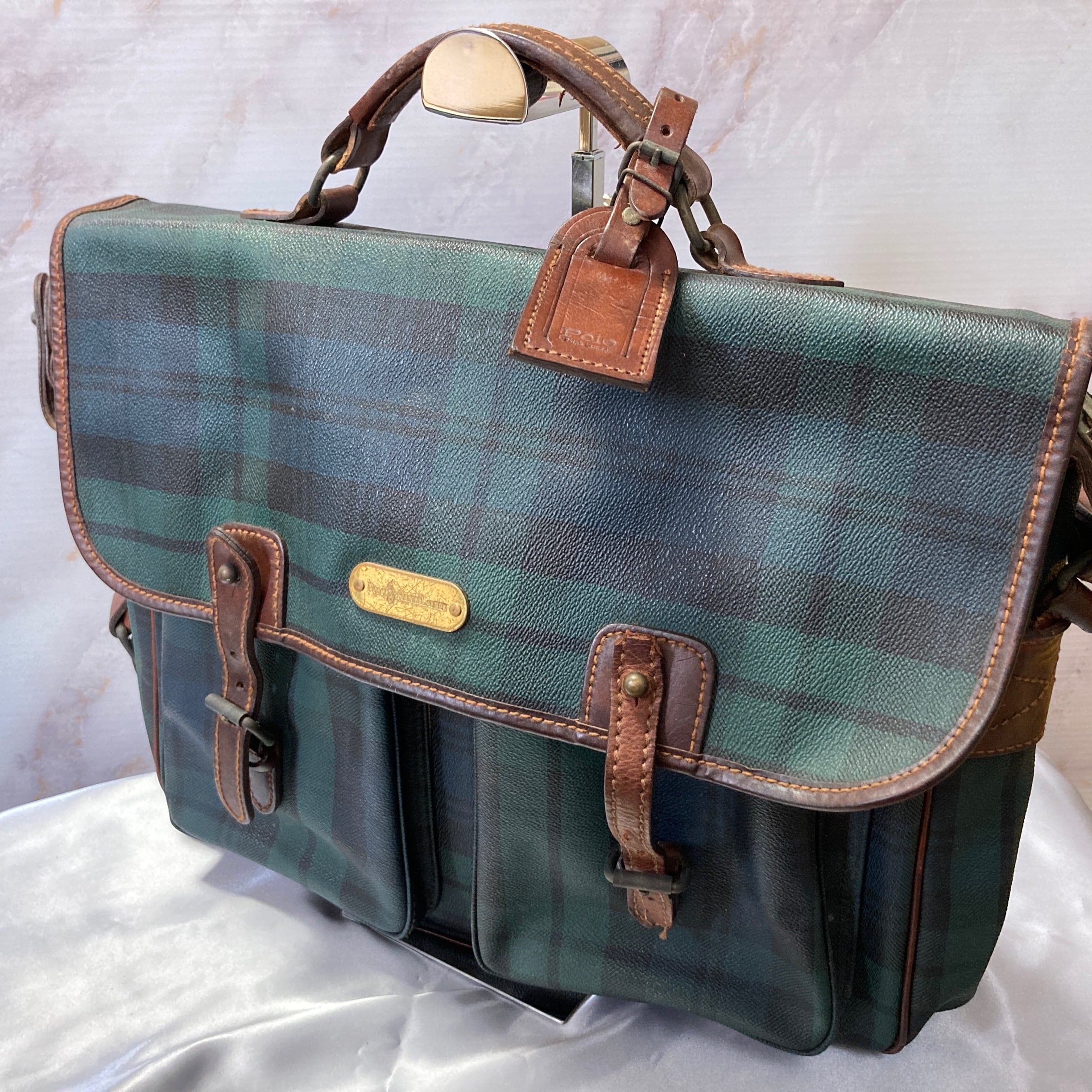 POLO RALPH LAUREN】ラルフローレン タータンチェック 2way ショルダー