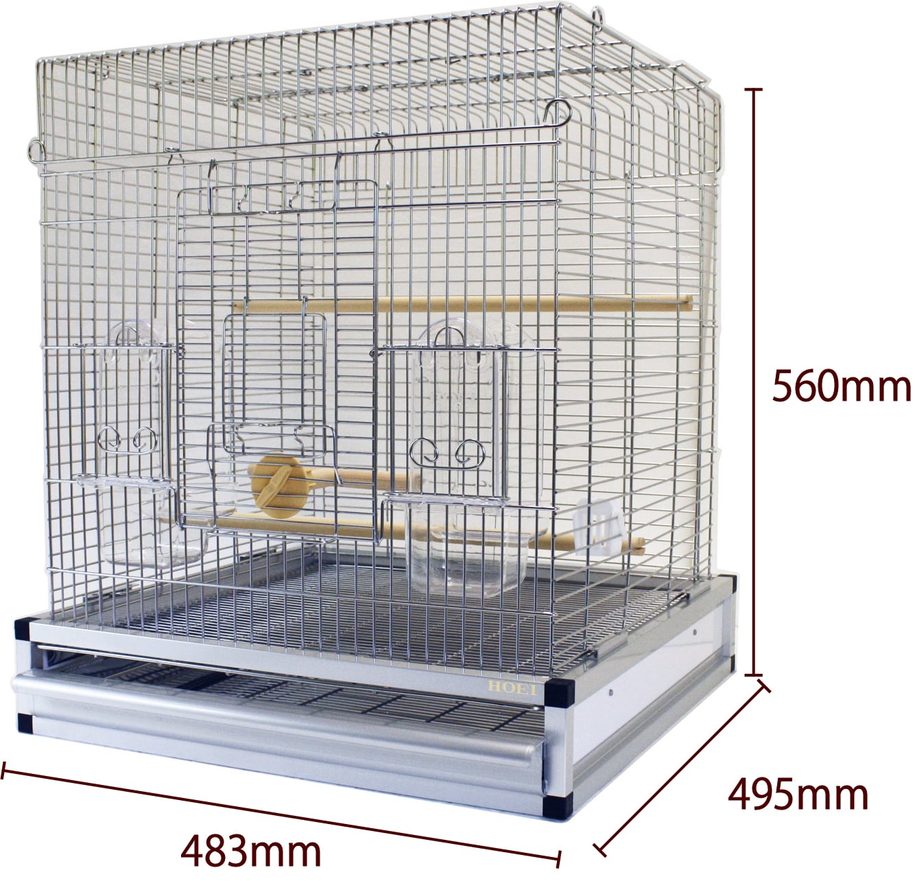 HOEI】PRM465オカメステンレス | 鳥かご・ペットケージの