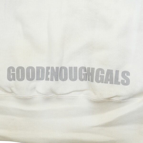 GOODENOUGH グッドイナフ 00年代 GGロゴベンチレーションパーカー 白