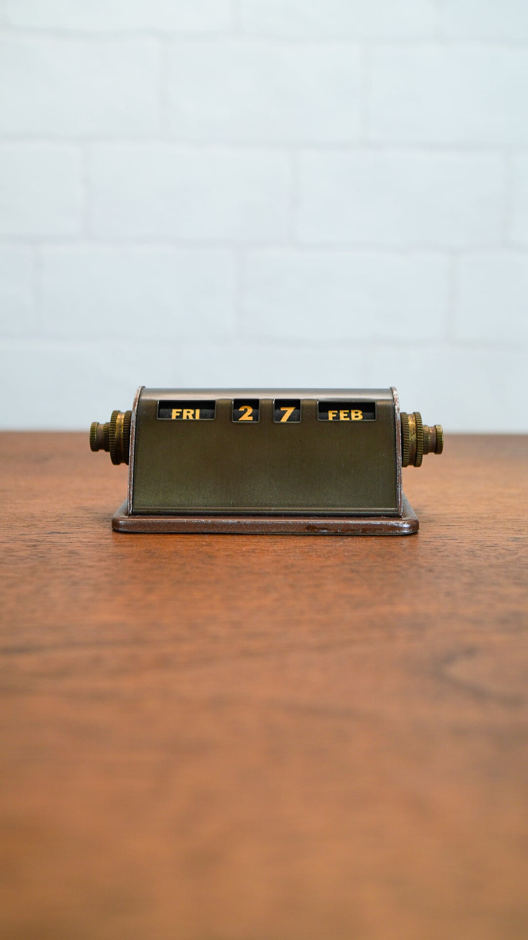 1930-1940s】PARK SHERMAN パークシャーマン 卓上カレンダー カマボコ