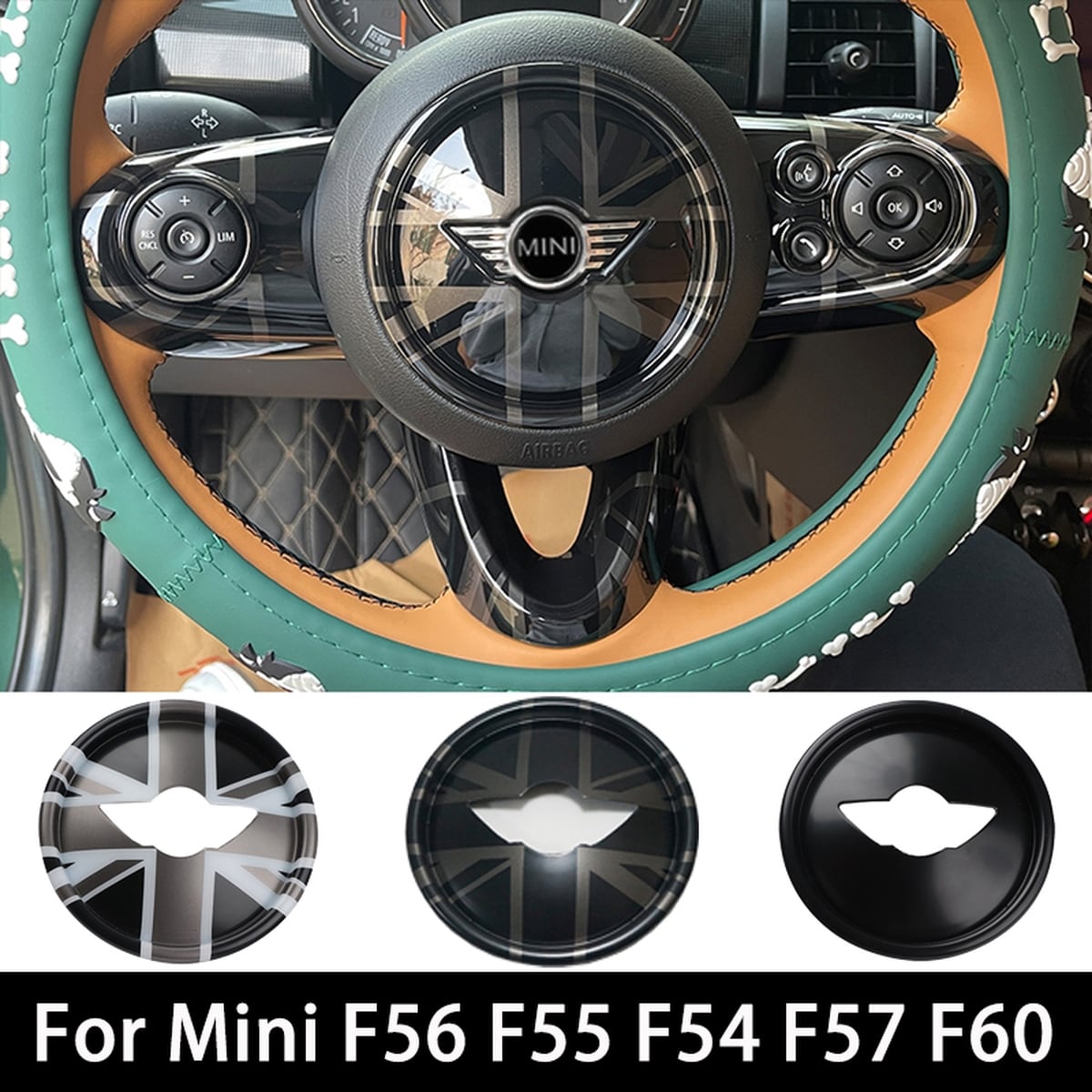 ステアリング センターカバー MINI F54 F55 F56 F57 F60 ミニ クラブ