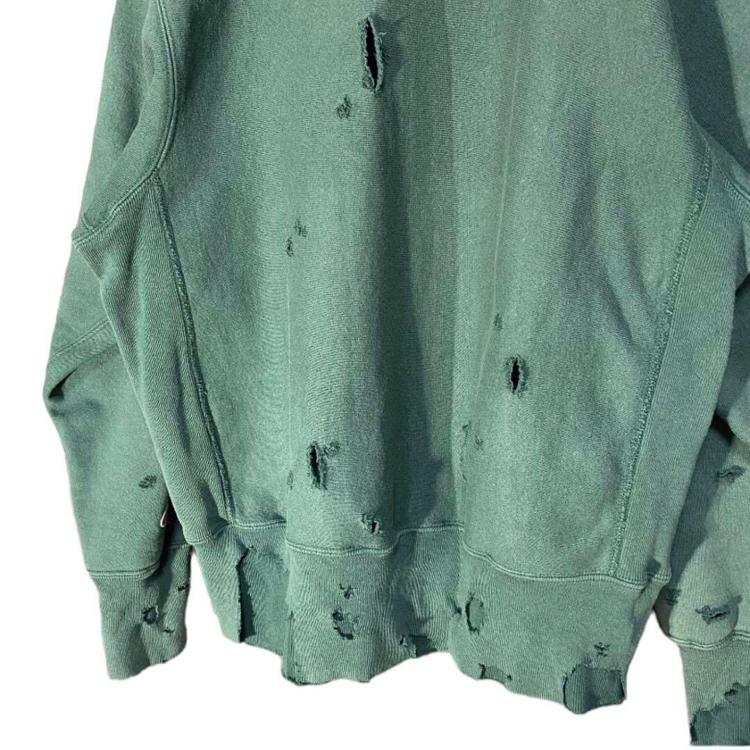 90s champion リバースウィーブ ボロスウェット ダメージ加工メキシコ