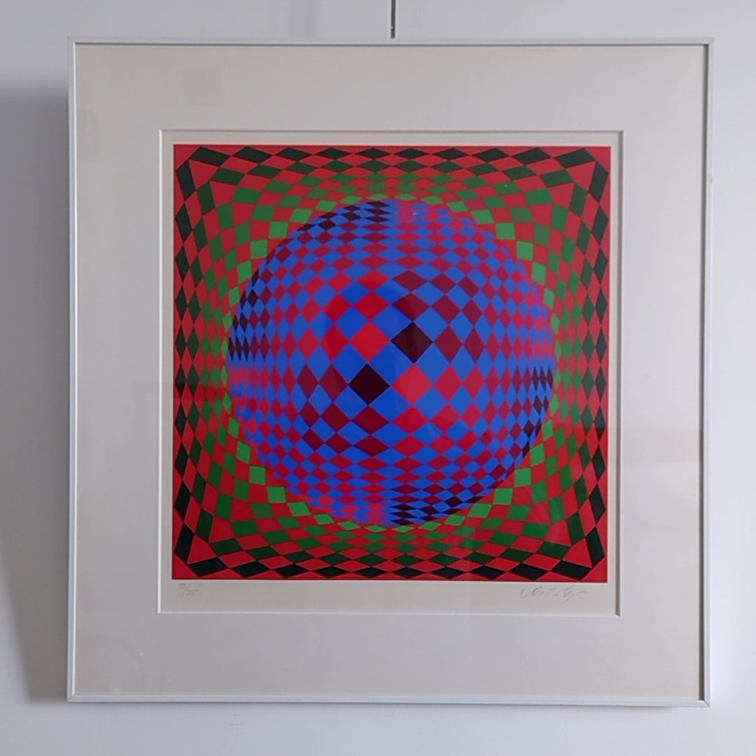 Victor Vasarely/ヴィクトル・ヴァザルリ シルクスクリーン ed.50/250