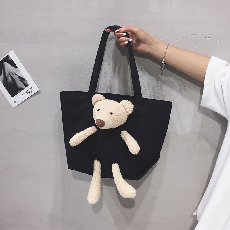 ≡くまちゃんぬいぐるみトートバッグ ≡セカンド ボストン ショルダー