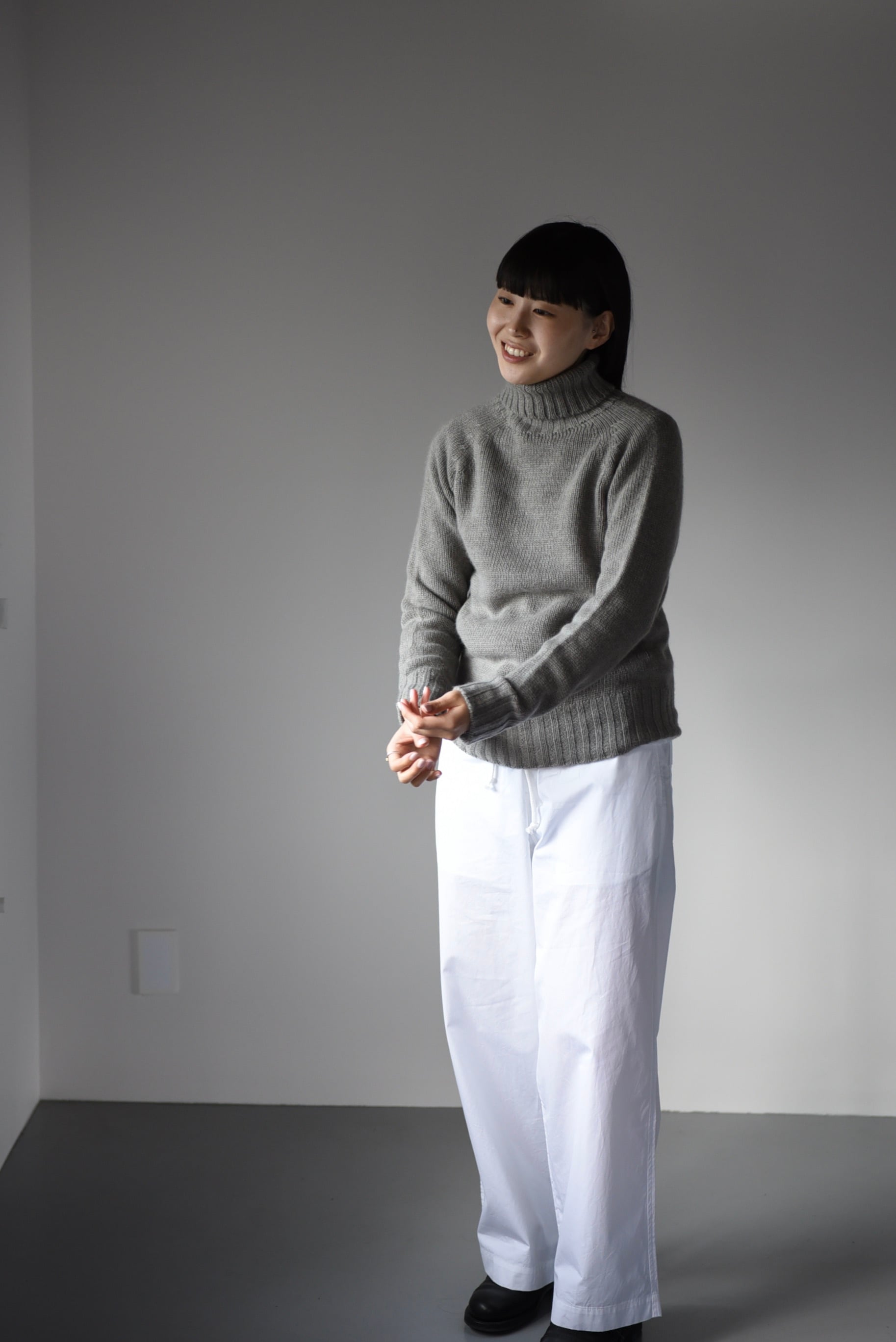 eleven 2nd｜イレブンセカンド｜ヤクタートルネックセーター ｜グレー